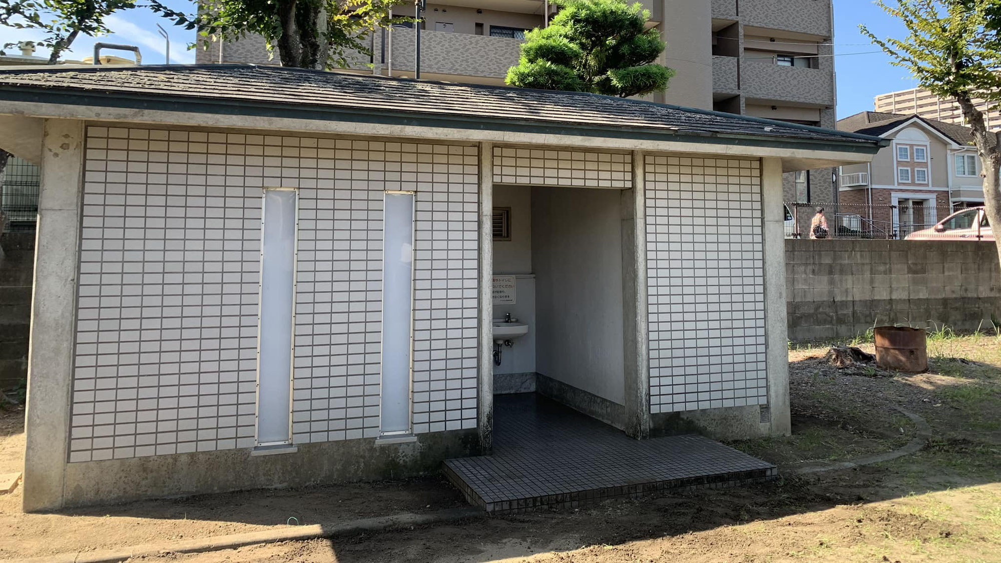 地元大道西公園の清掃活動