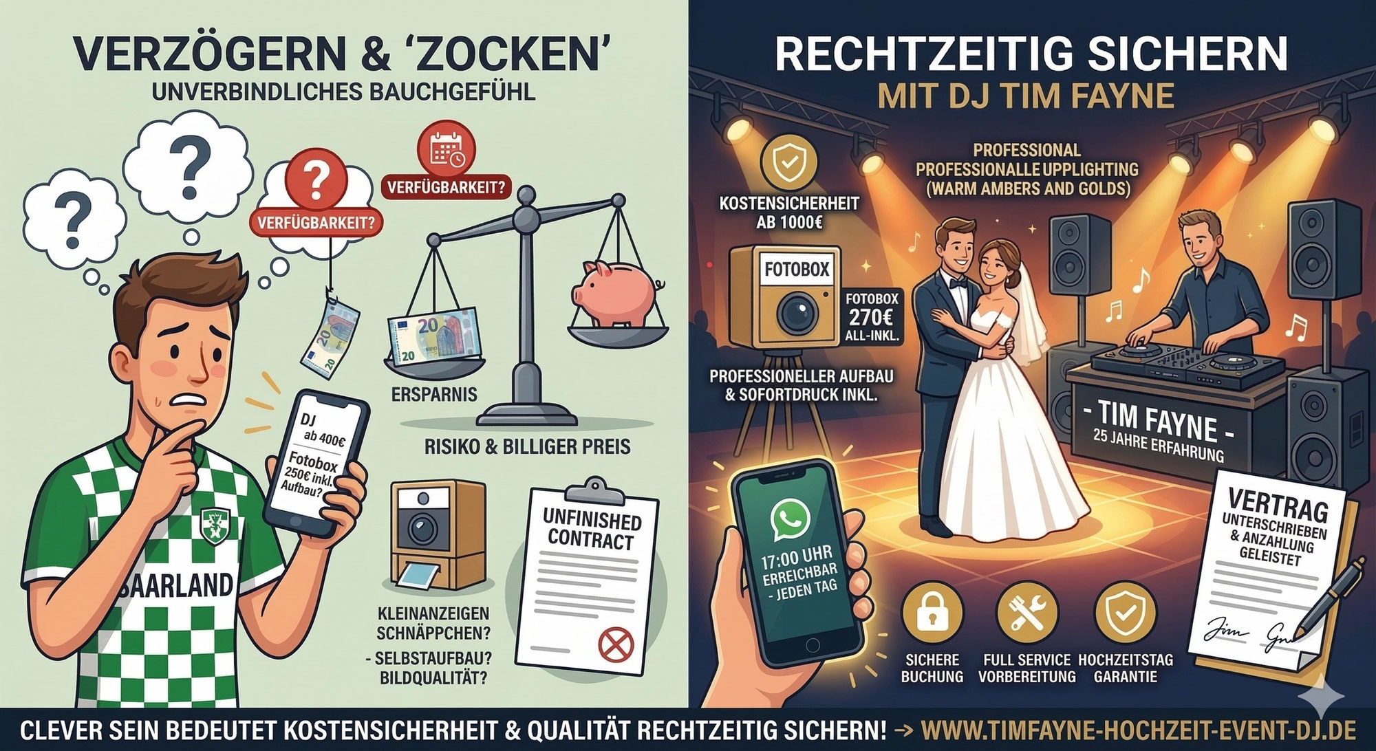Clever gespart oder Party verpasst?