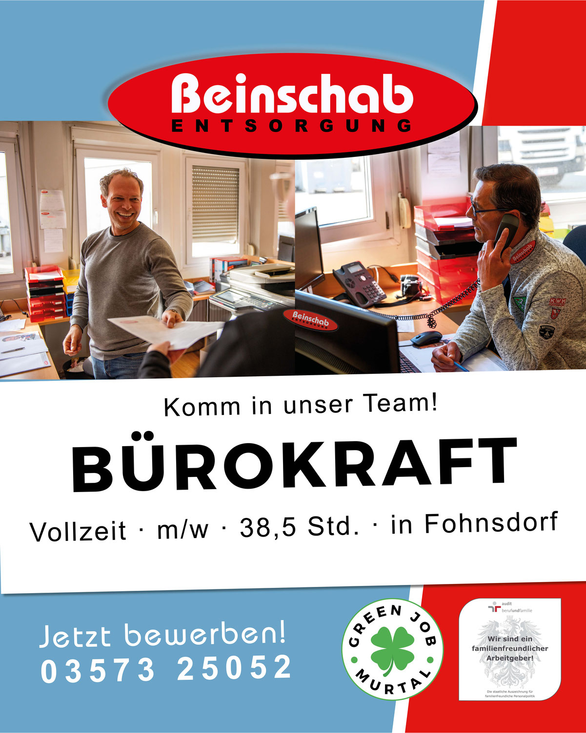Bürokraft gesucht!