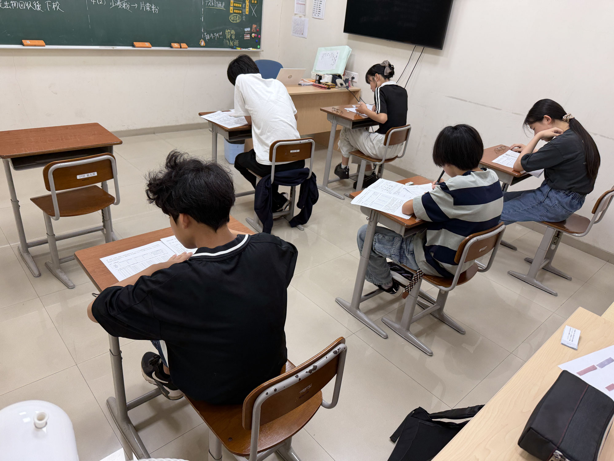中学部期末考査
