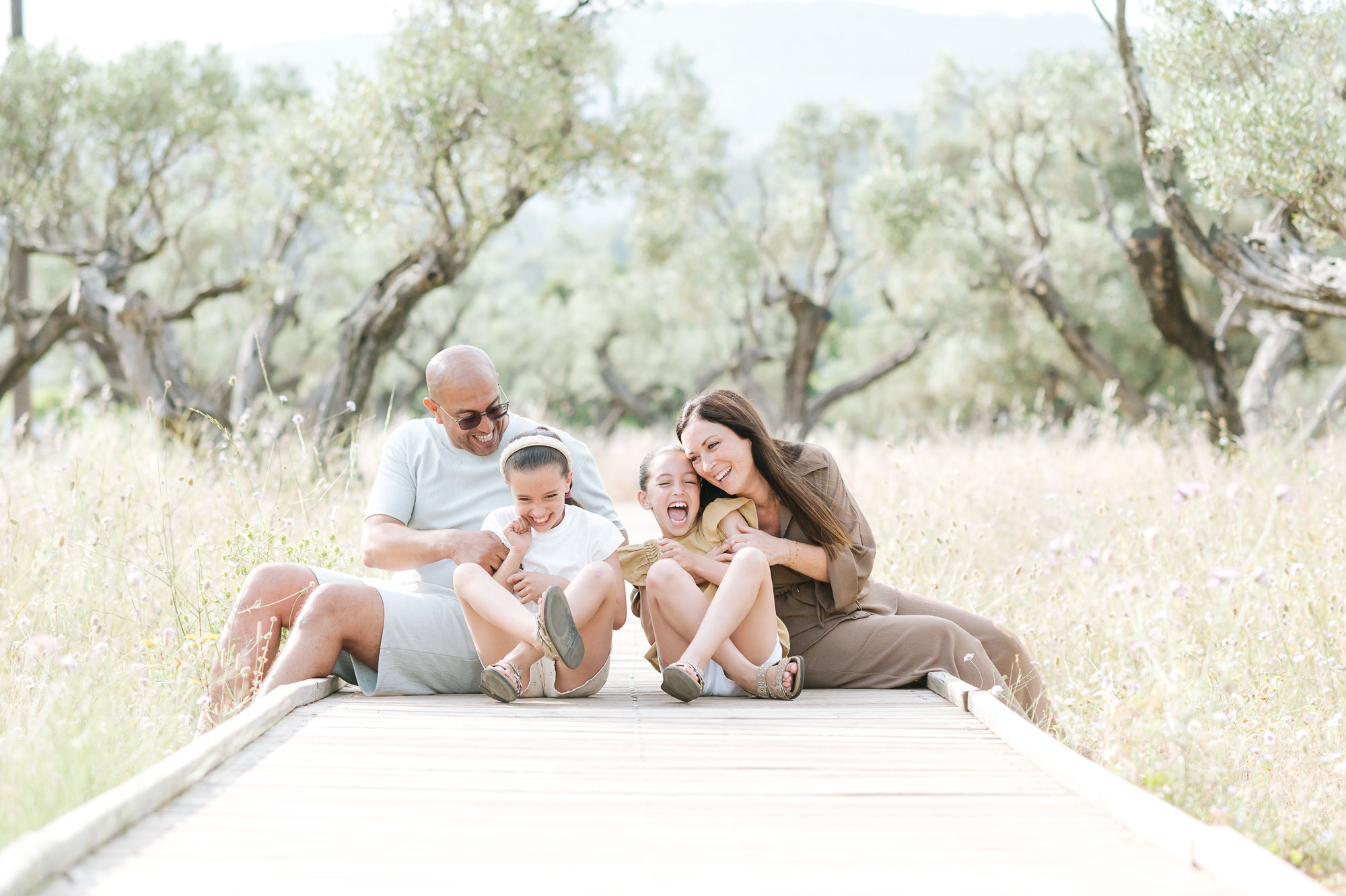Séance famille à L'oliveraie