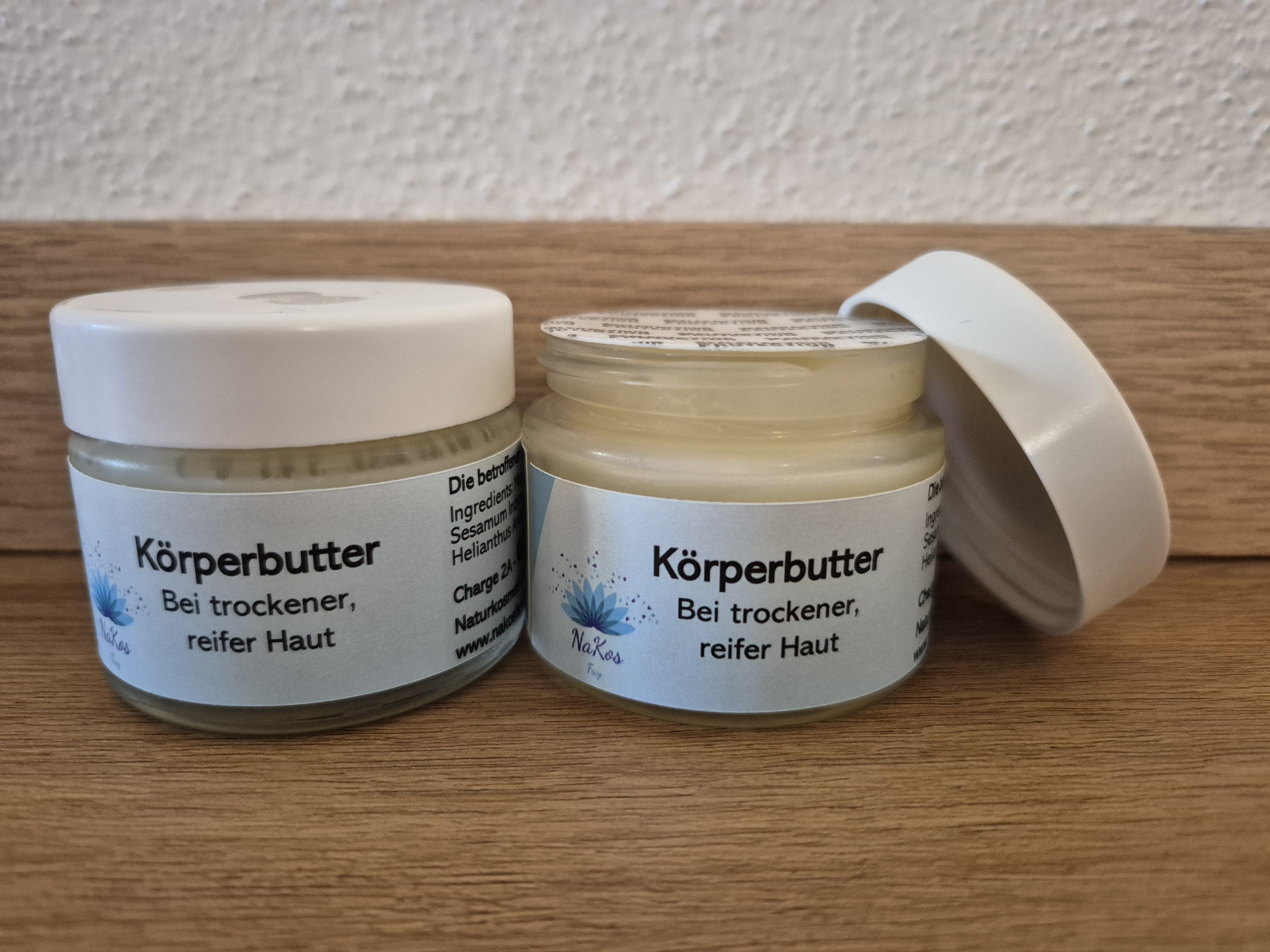 Kristalle in Körperbutter