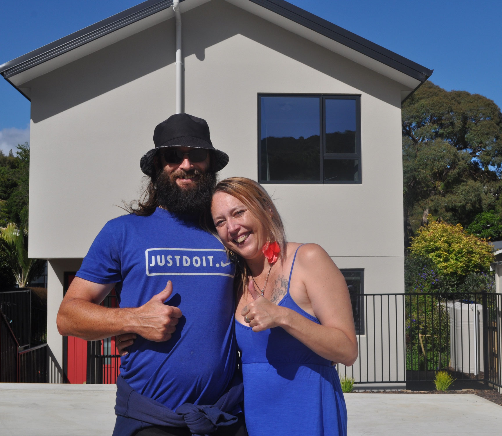Big smiles as new homes open