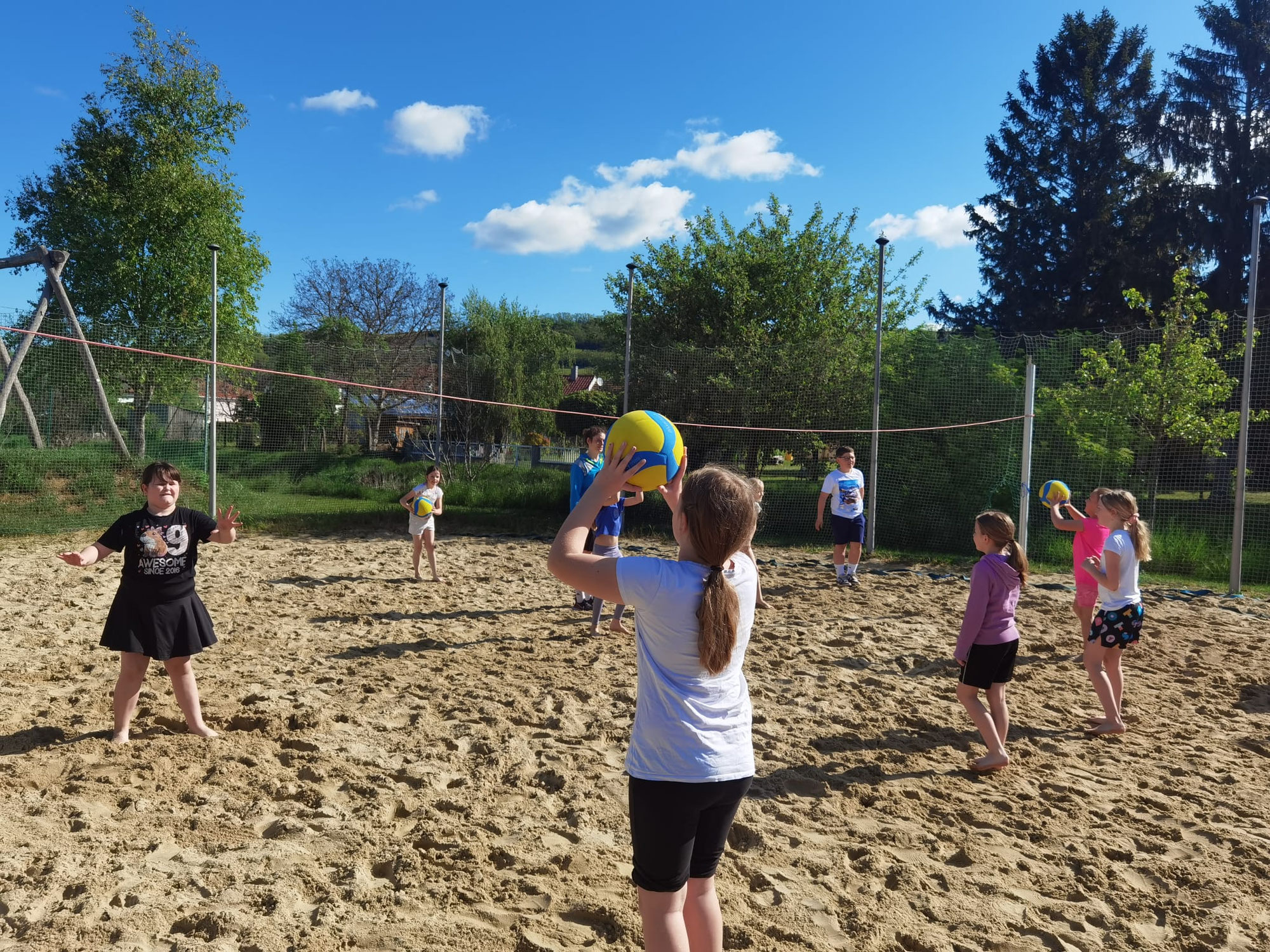 Volleyball in der Schule