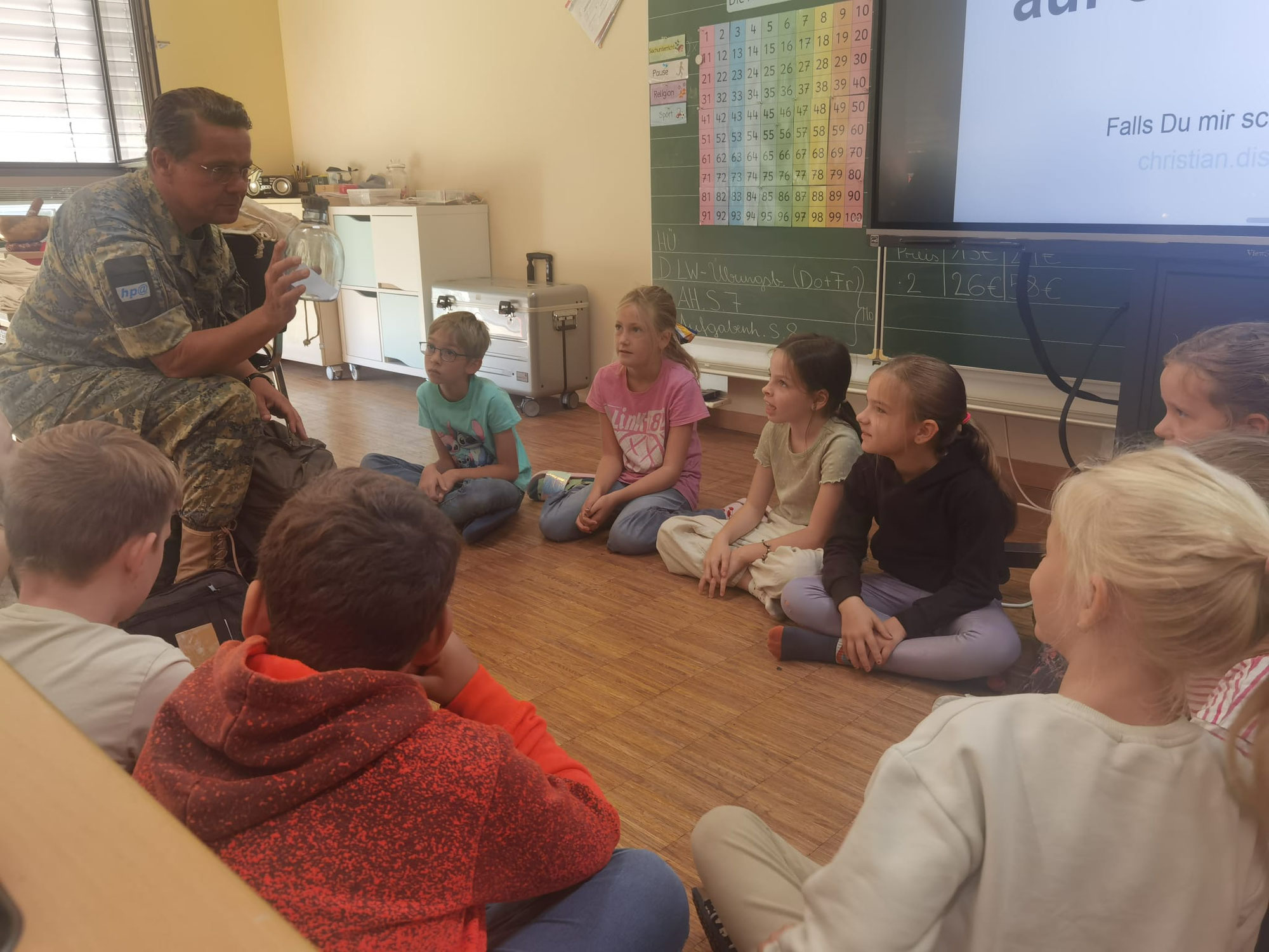Bundesheer zu Besuch in der Schule