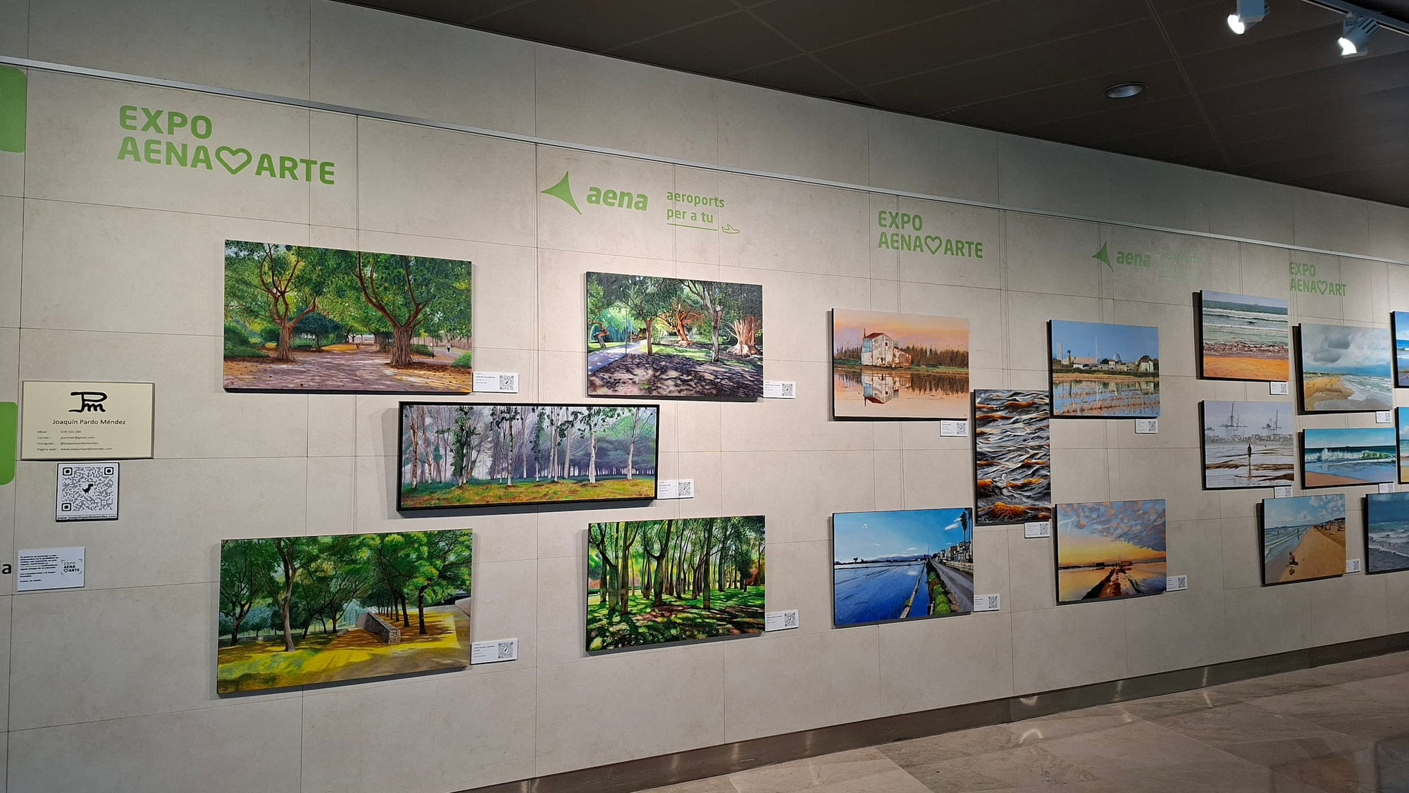 Exposición en el aeropuerto de Valencia 6-2026