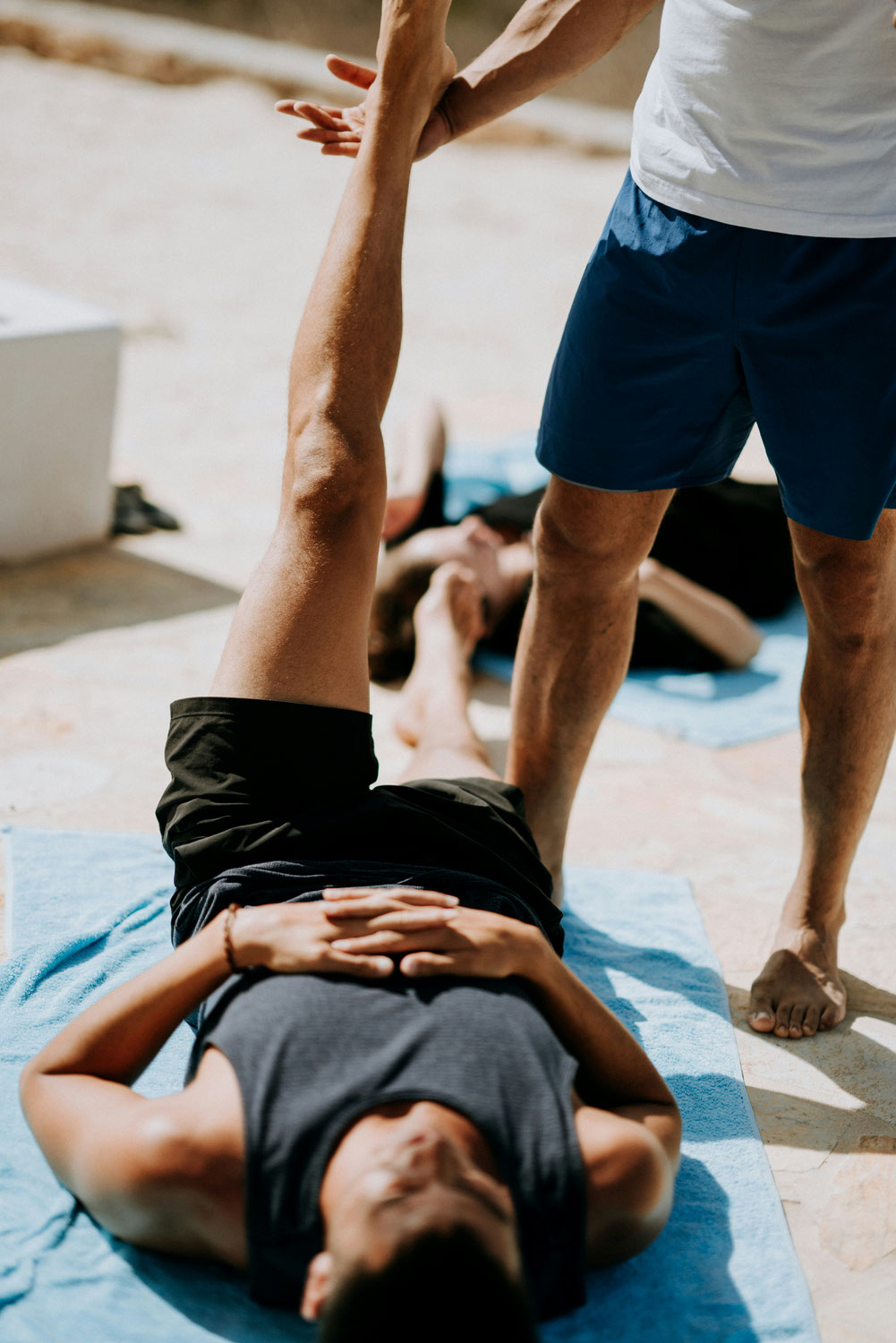 Yogatrainerin oder Yogalehrerin