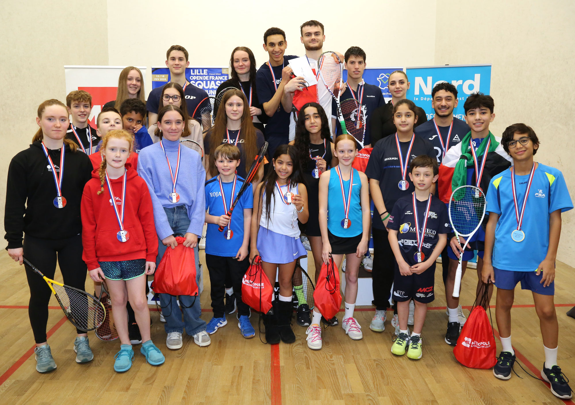 Retour sur l'Open de France Juniors de Squash : Un Week-end Intense à Lille