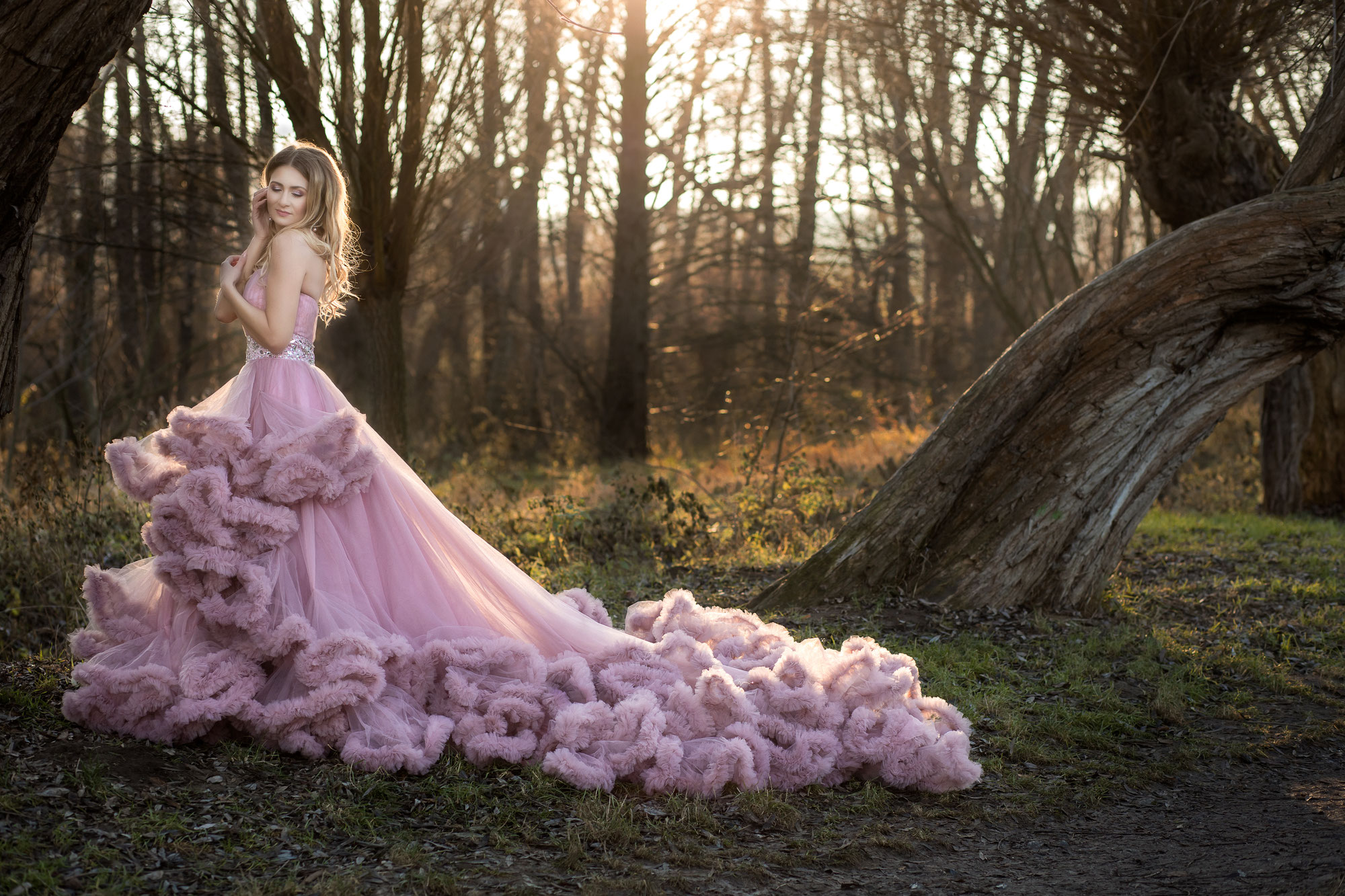 Wolkenkleid Fotoshooting Dresden
