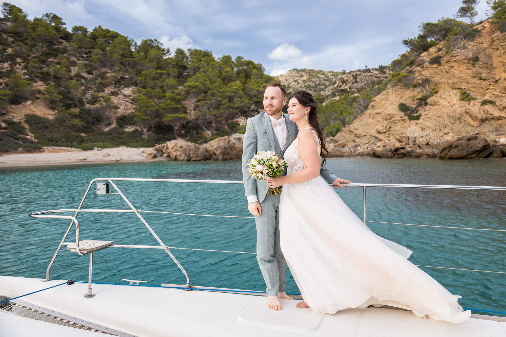 Finca Hochzeit auf Mallorca - freie Trauung und Hochzeitsfeier am Mittelmeer