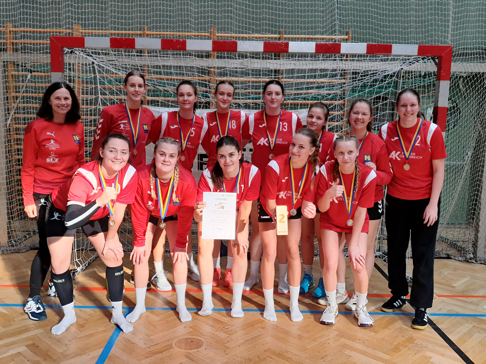 2.Platz Handball Schülerliga