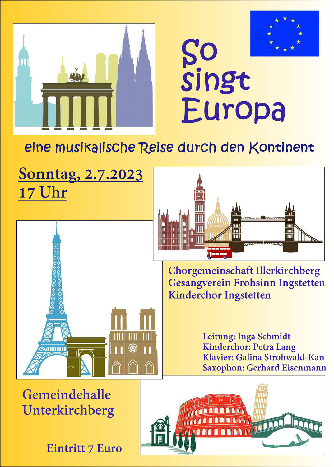 So singt Europa, Konzert am 2.7.2023