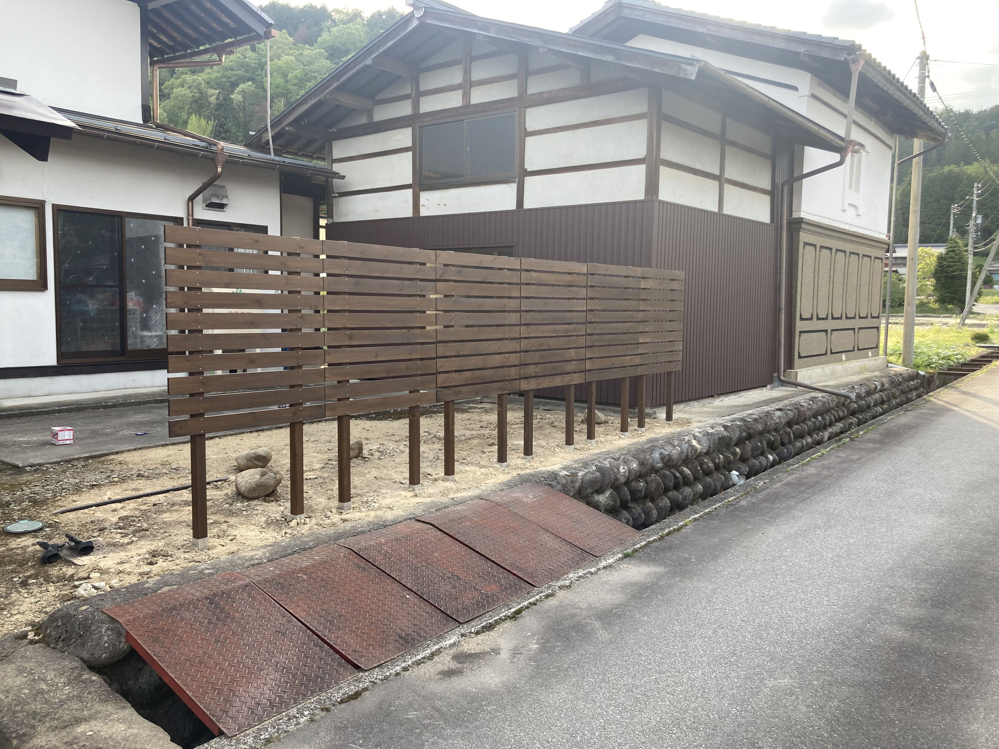 ウッドフェンス製作設置