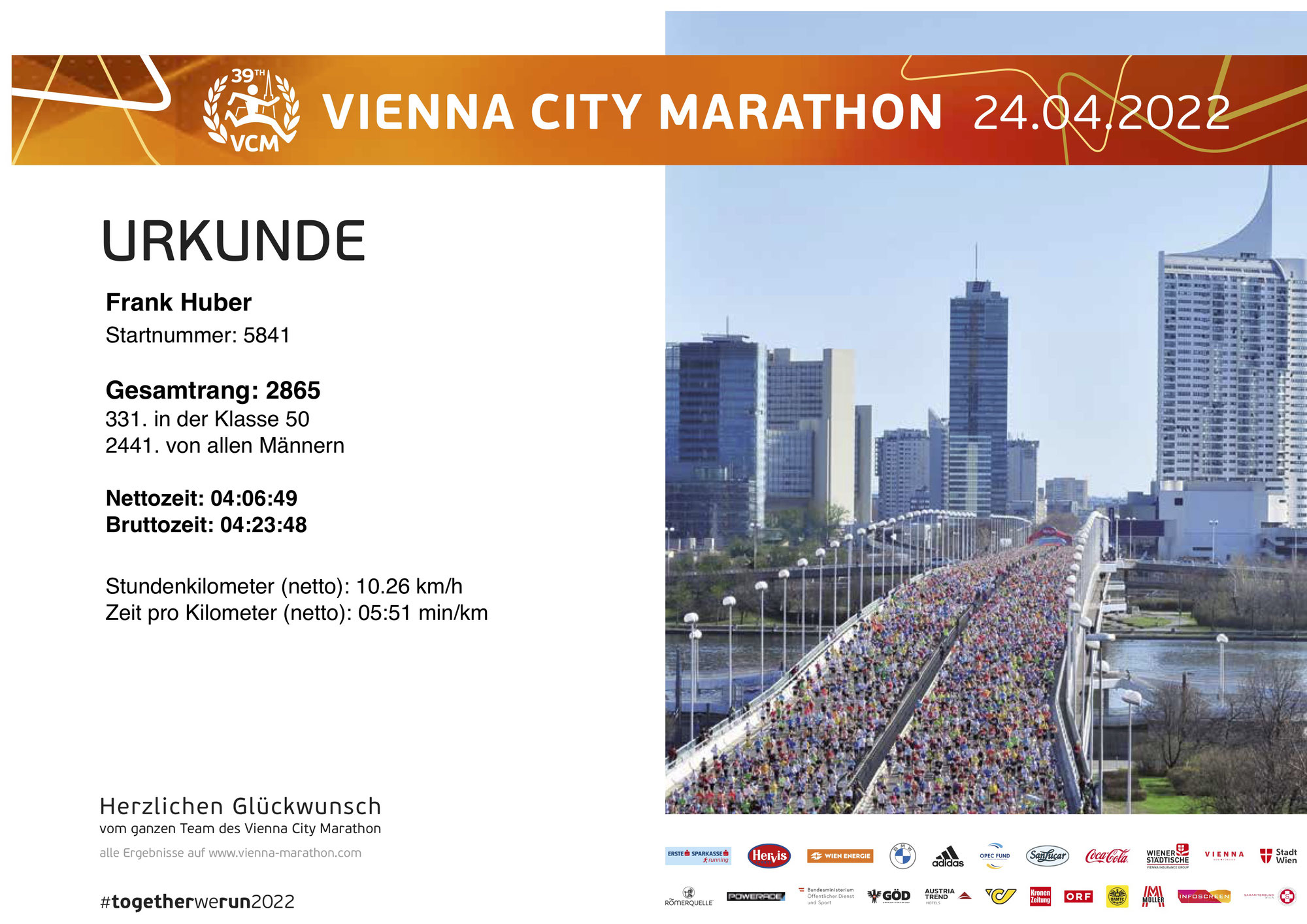Wien City Marathon 2022