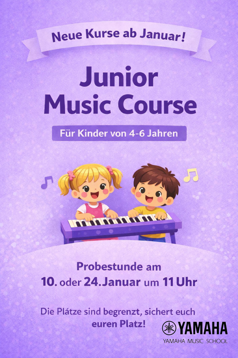 Ab Januar: Junior Music Course
