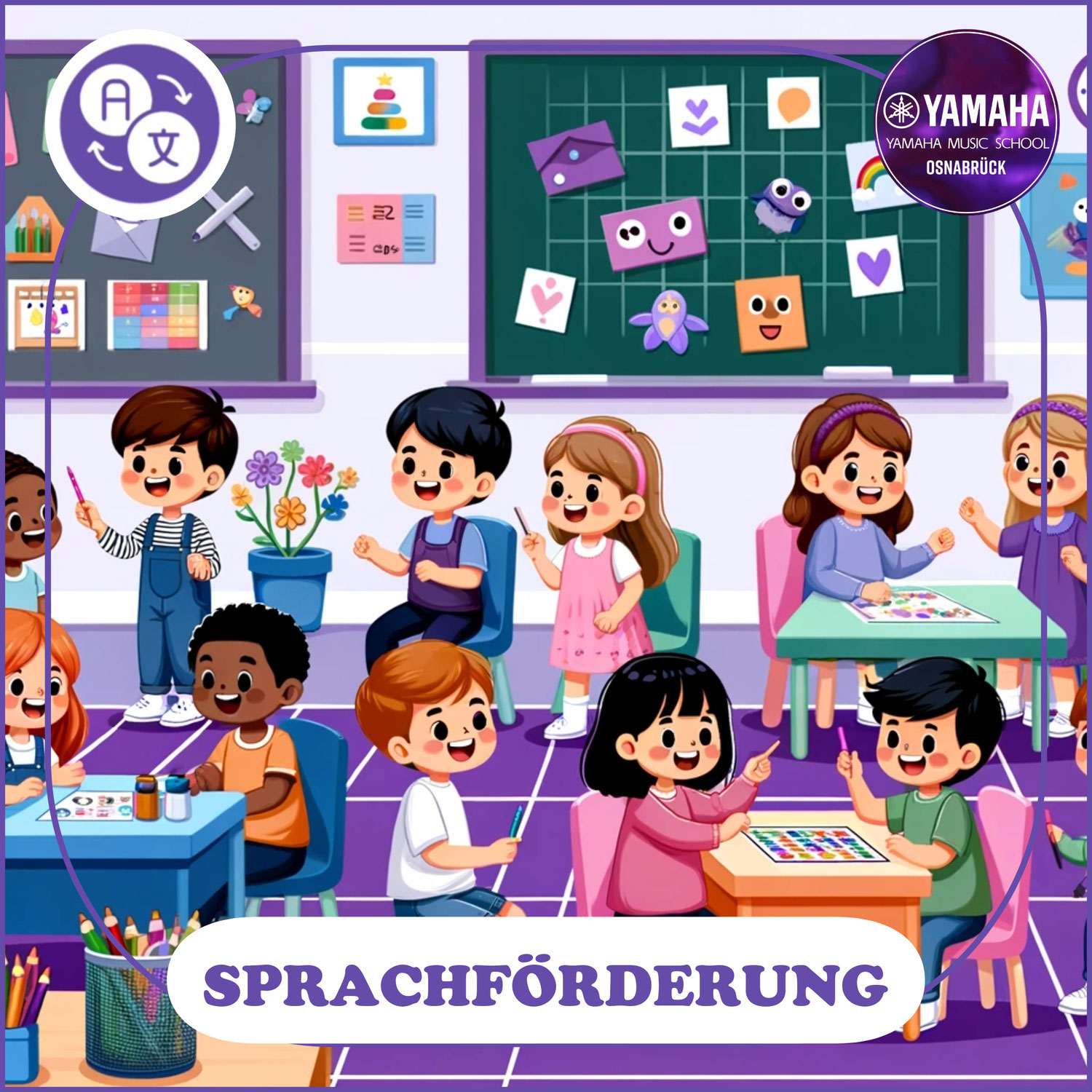 Neue Samstags-Gruppe für Sprachförderung 3–5 J!