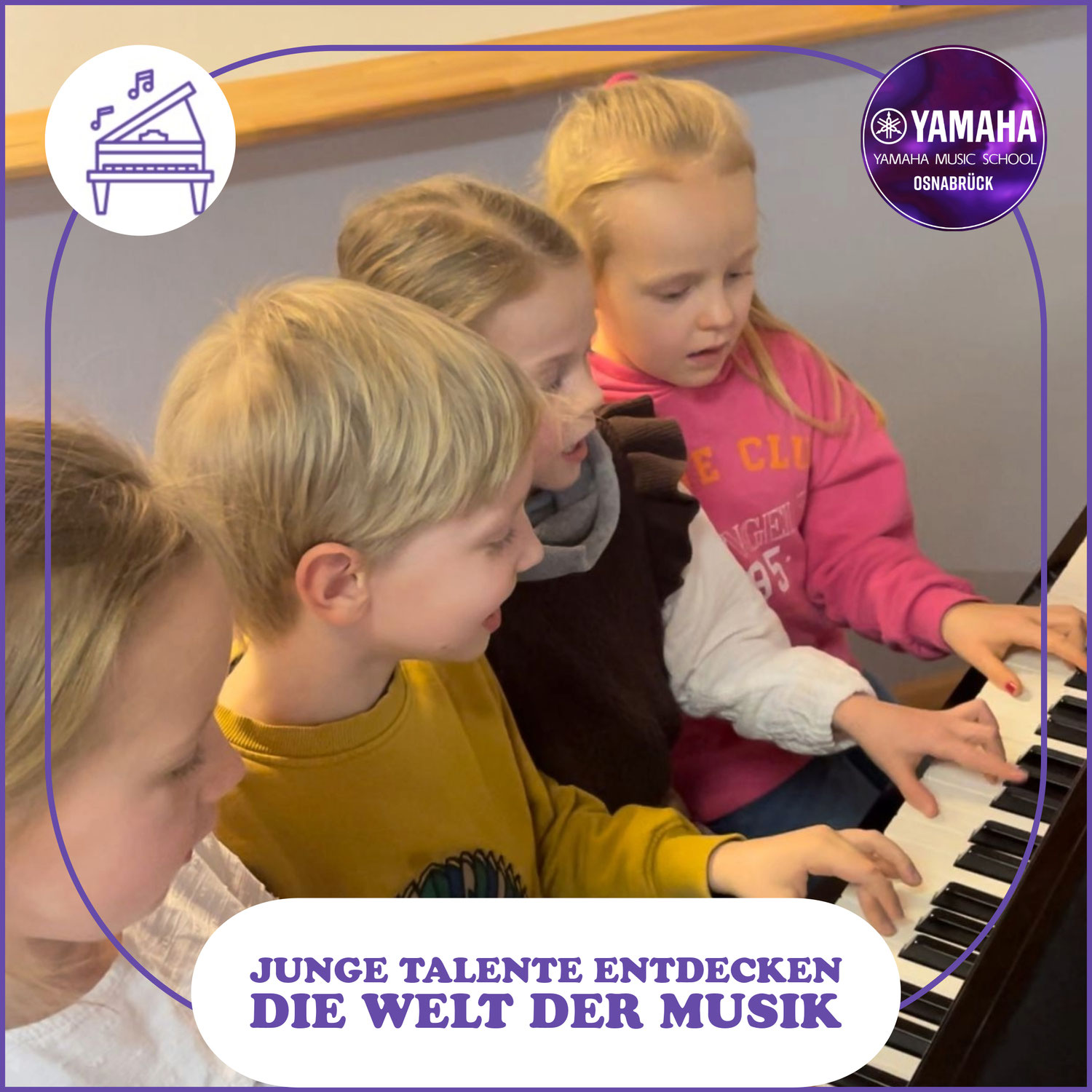 Junge Talente entdecken die Welt der Musik 🎹
