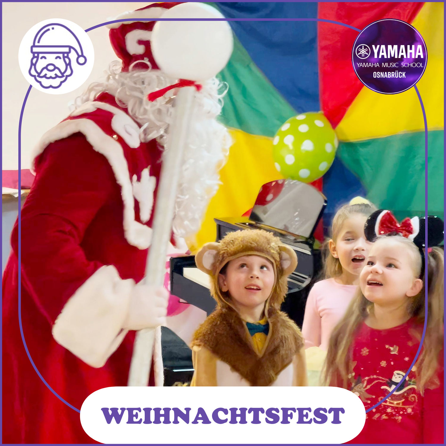 Weihnachtsfest für Kinder in Festhalle Residenz