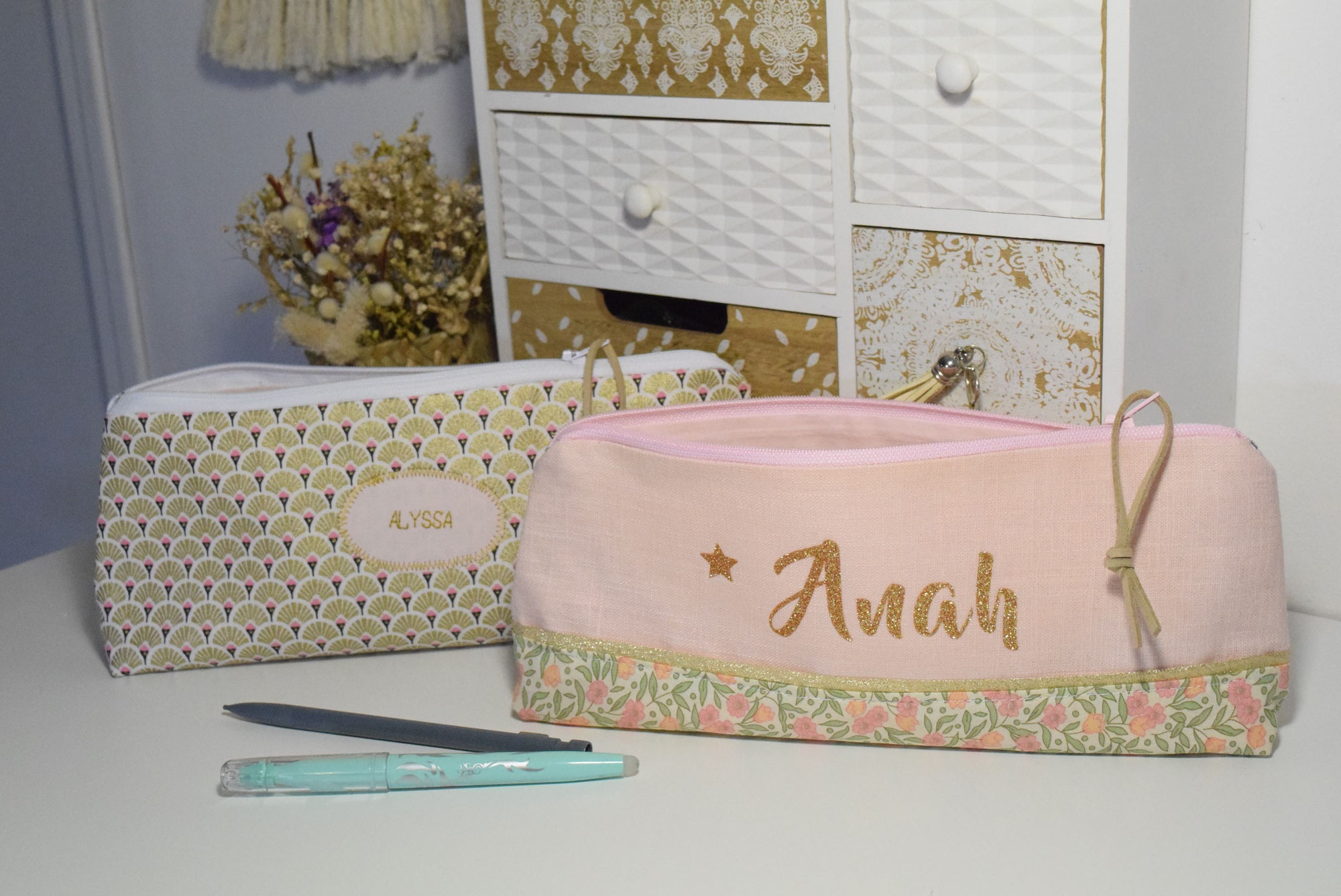 Trousse d'école personnalisée prénom