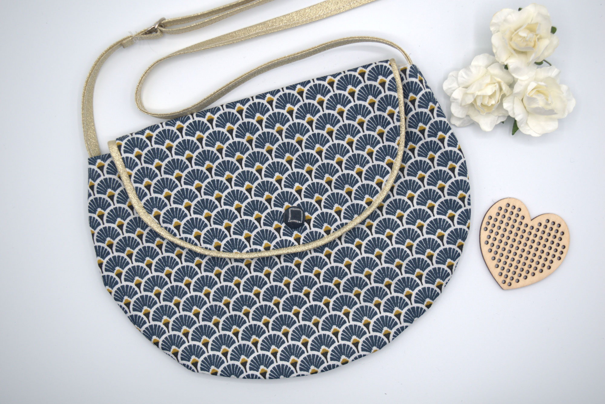 Ensemble Noël : Petit sac à main enfant & porte monnaie prénom broderie prénom