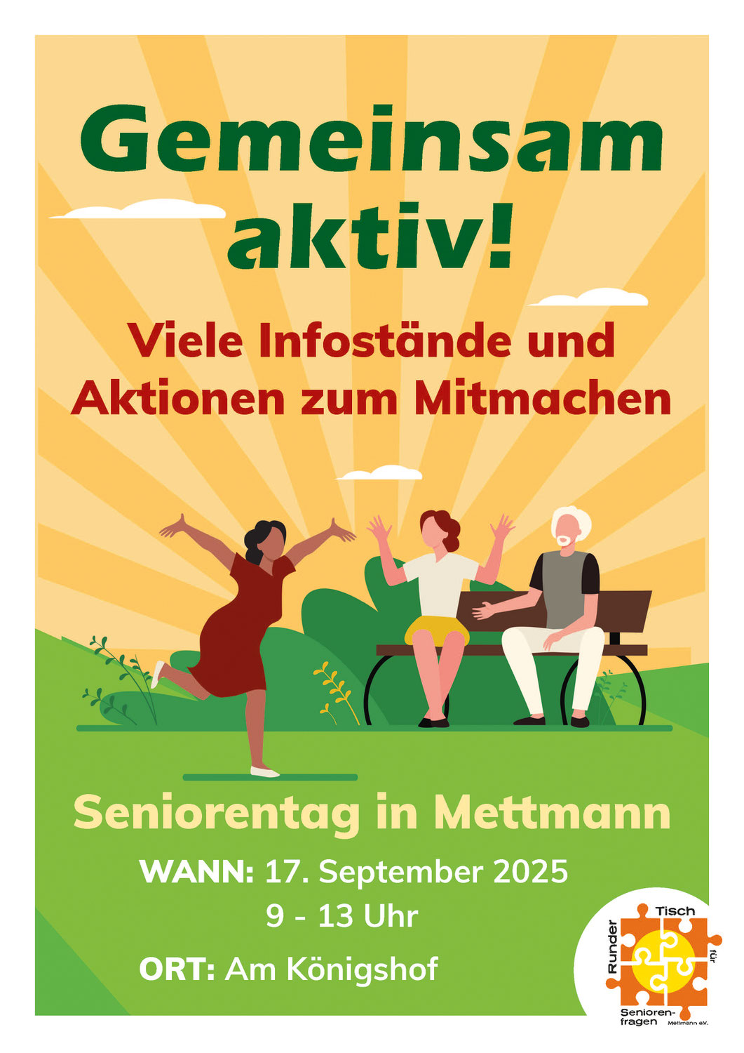 Mi. 17.09.25 - Seniorentag in Mettmann