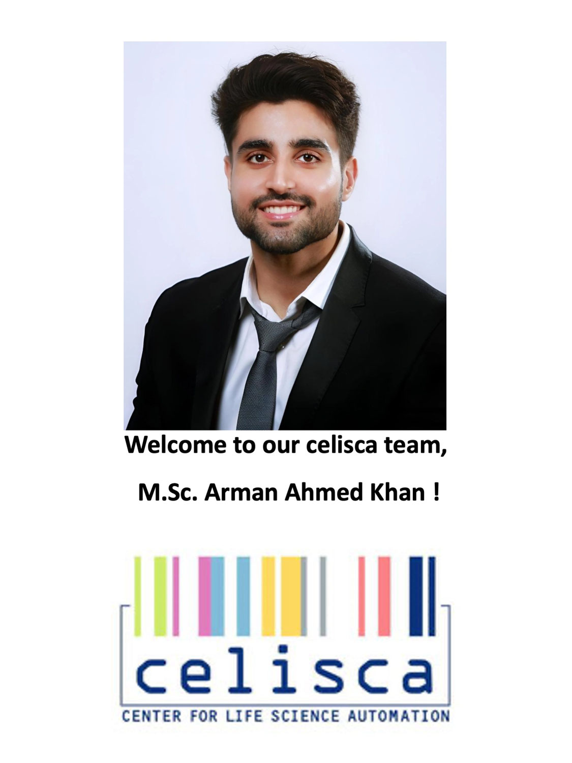 New Addition to Mobile Robotics: M.Sc. Arman Ahmed Khan
