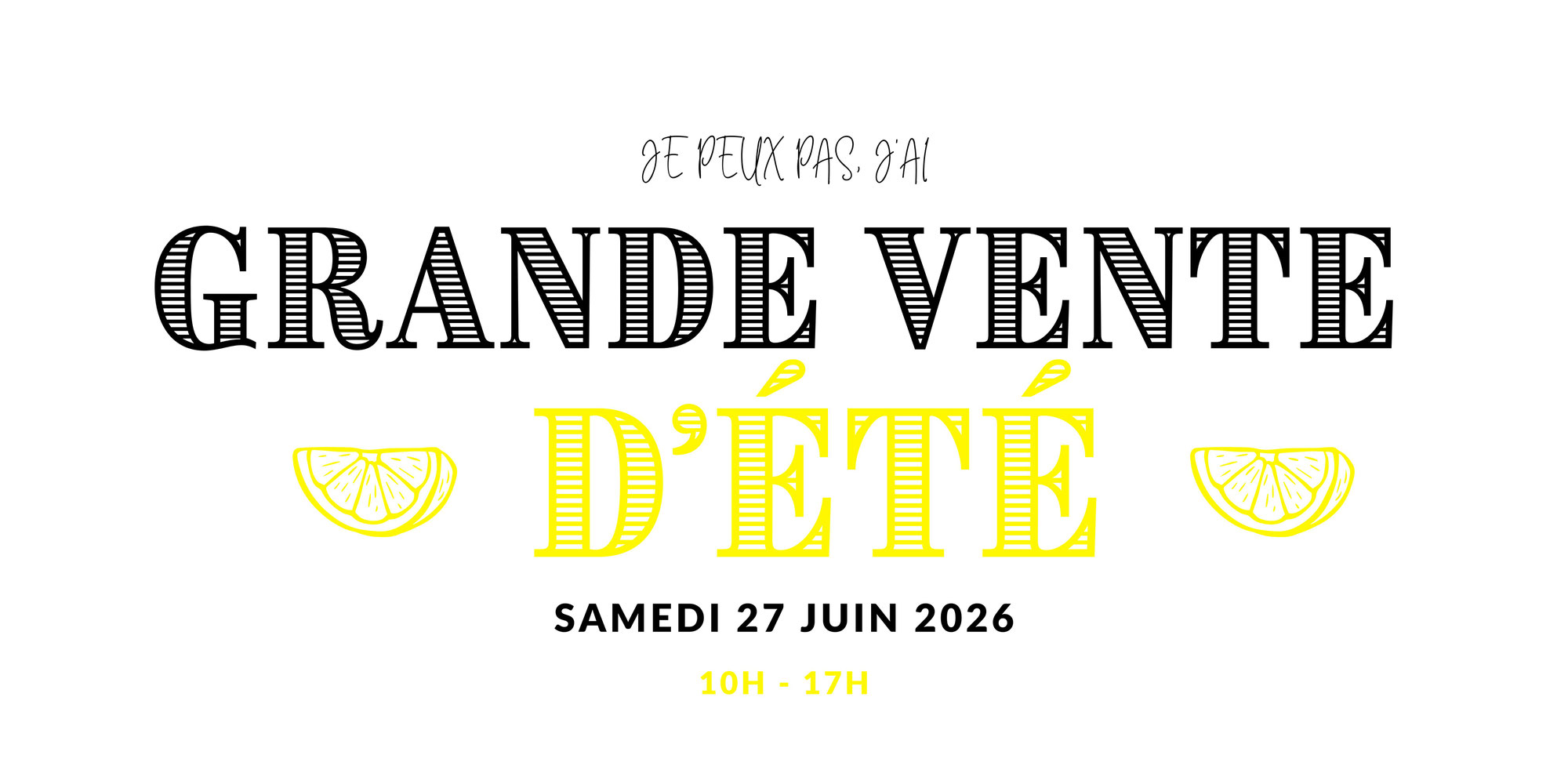 Grande vente d'été