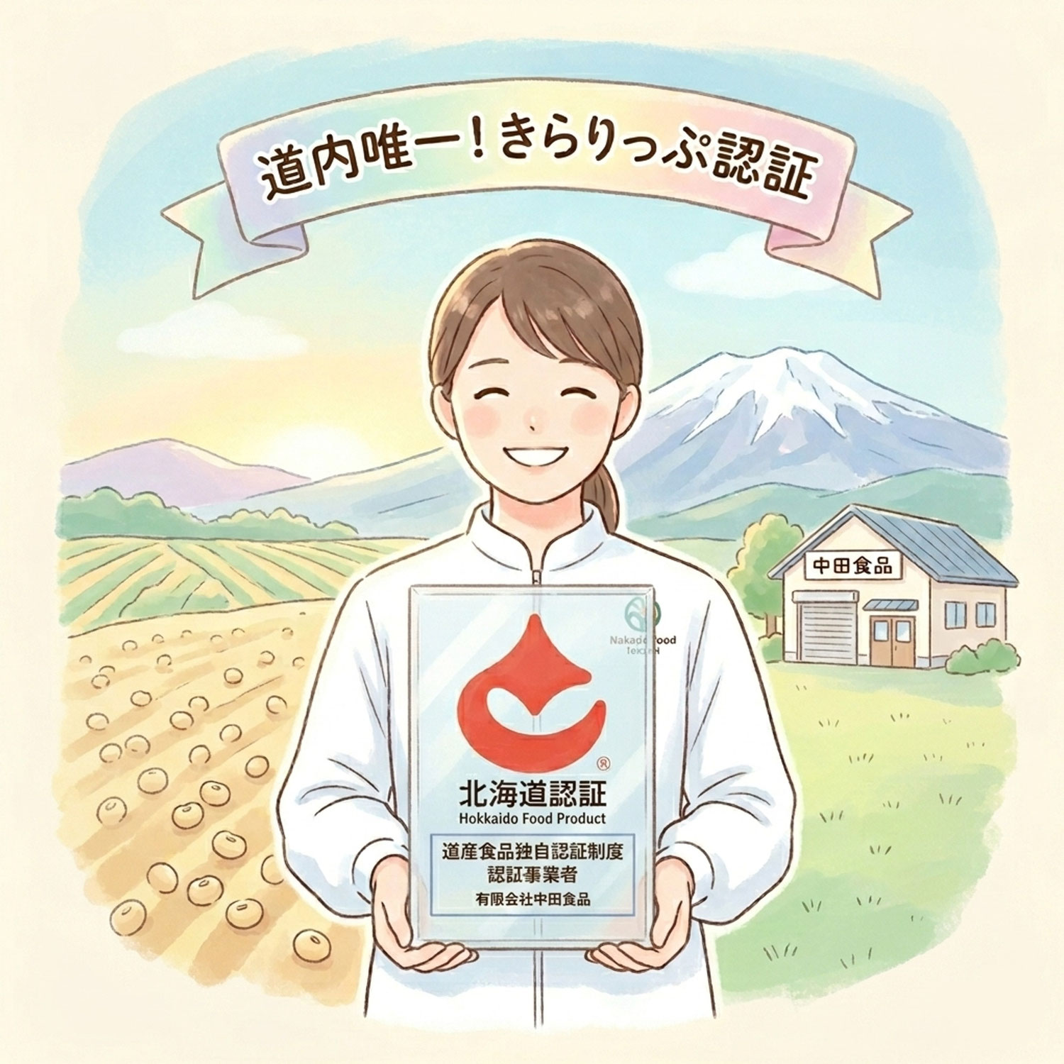 「道内唯一」の証。きらりっぷ認証の盾が届きました