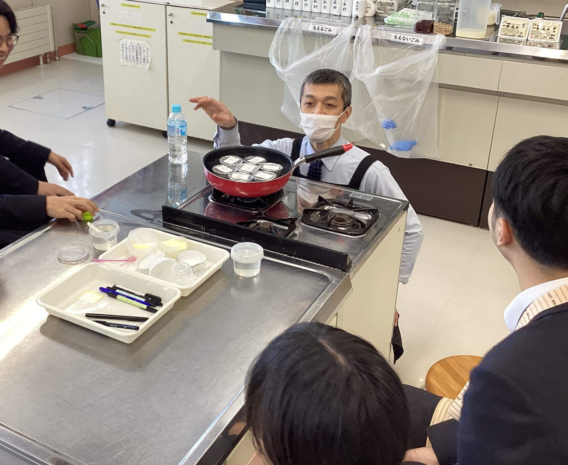 豆腐教室（白樺学園高校２年生）