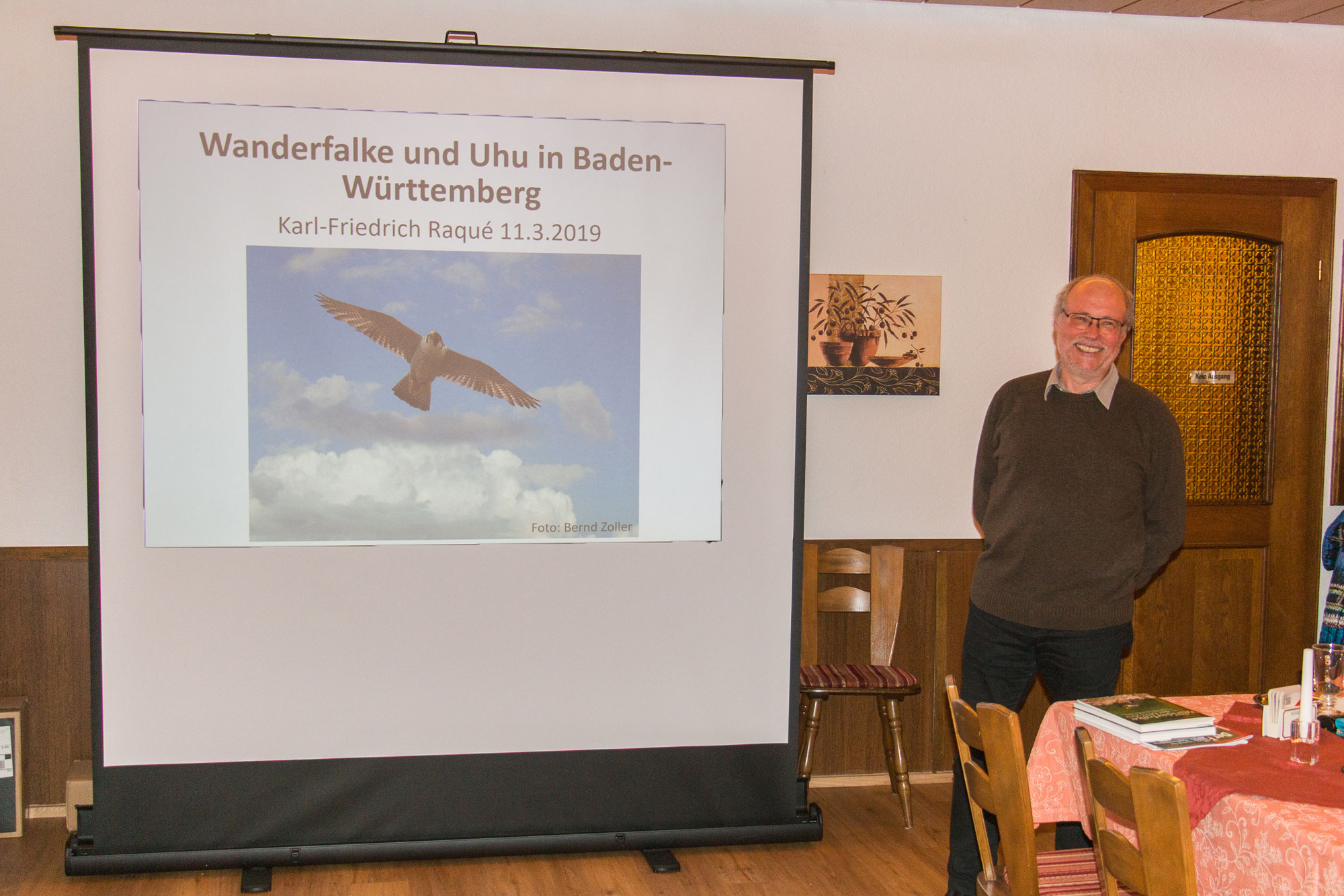 Voller Einsatz für die Wanderfalken