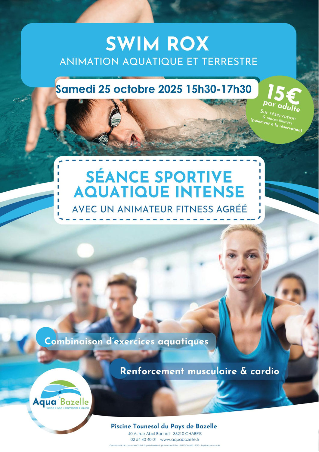 Animation SWIM ROX - Piscine Aqua'Bazelle