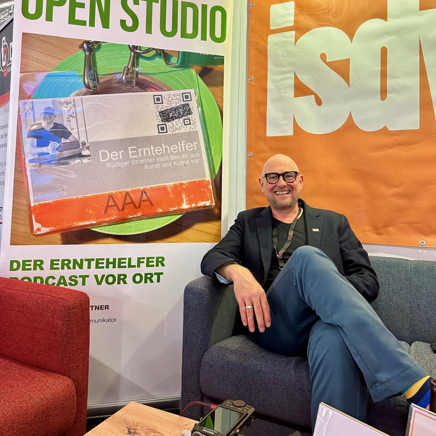 OPEN STUDIO - Der Erntehelfer live beim isdv auf der Prolight & Sound in Frankfurt