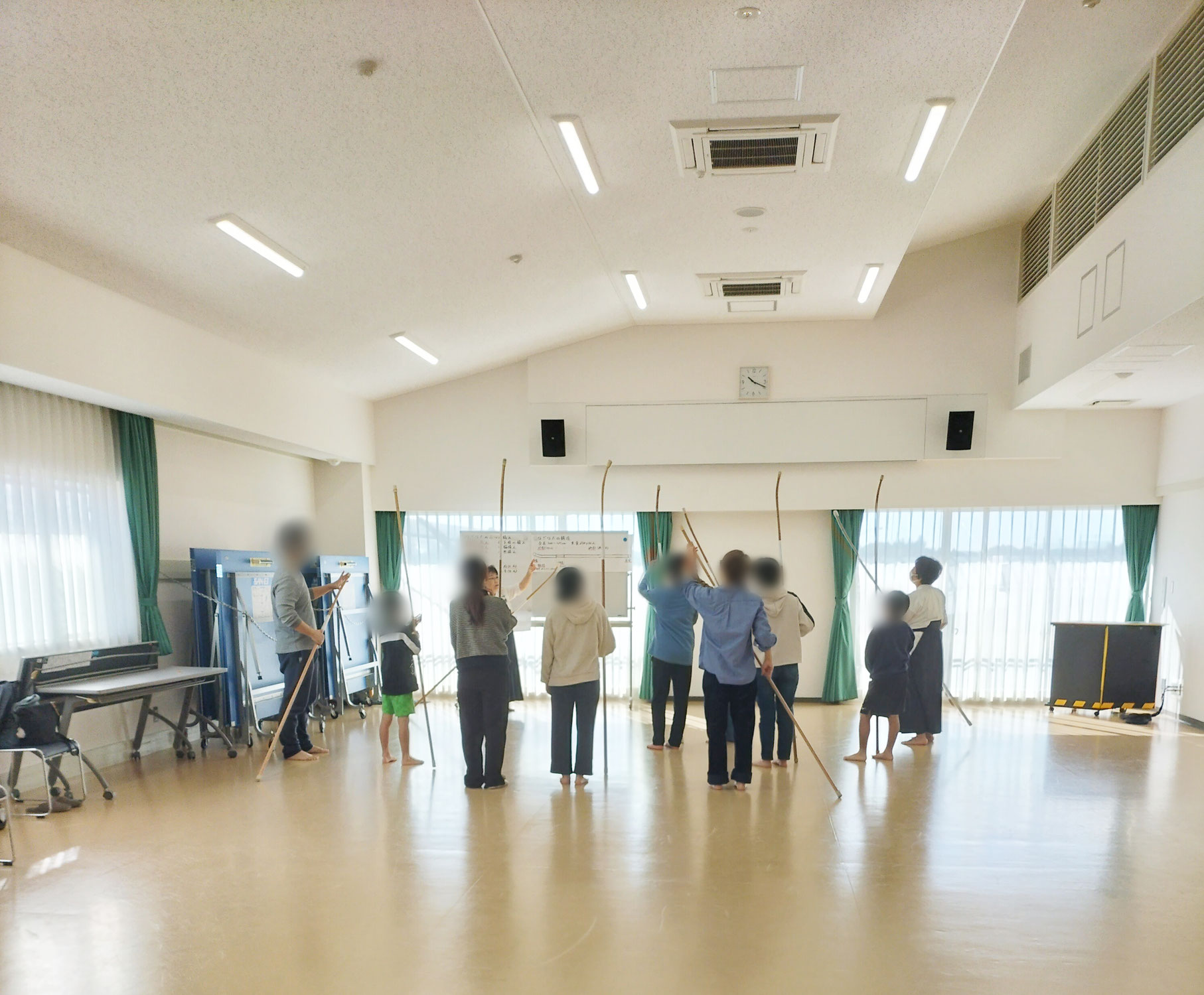 昨日はなぎなた体験会のお手伝いをしてきました！