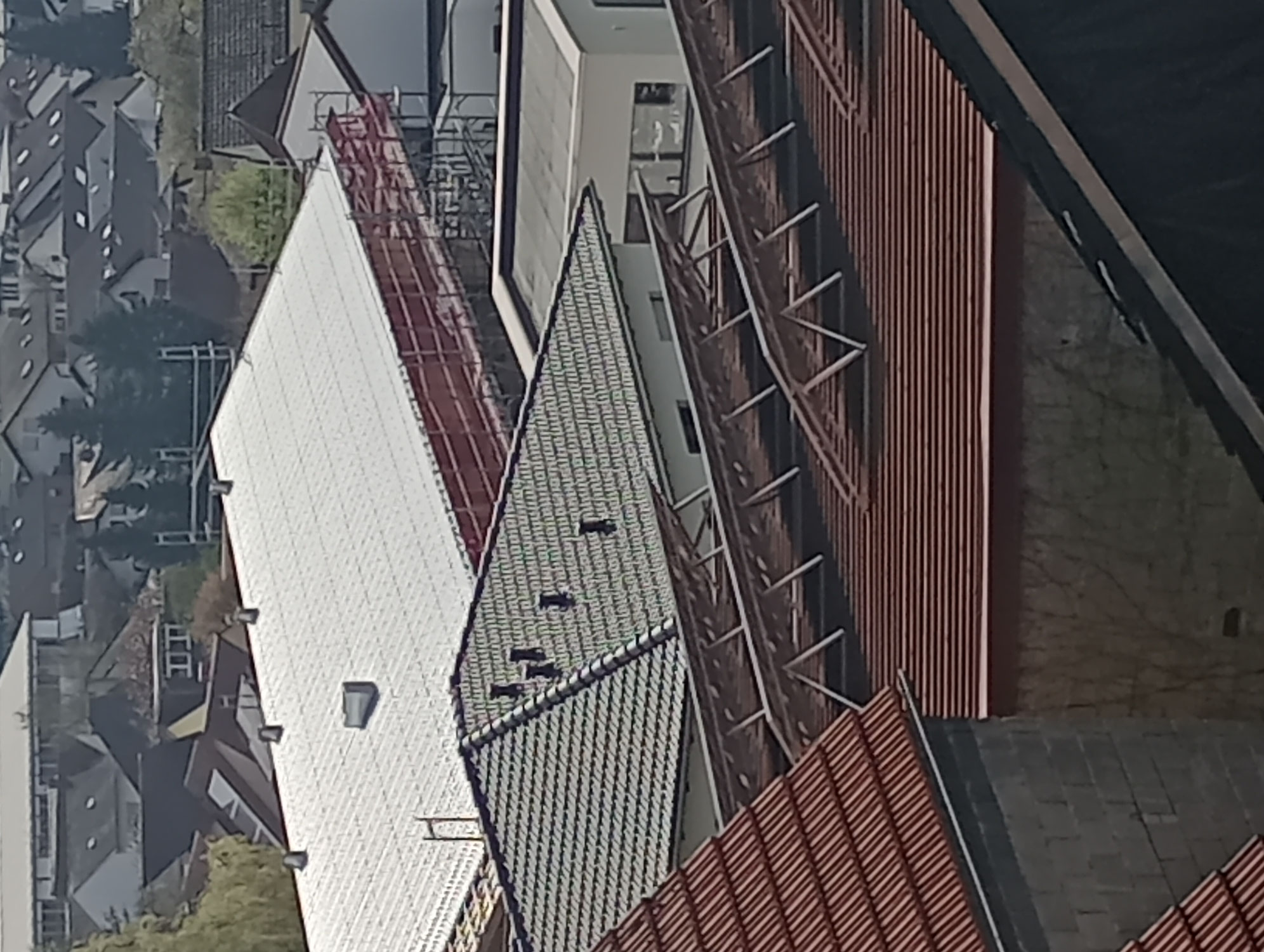 Dach gedeckt