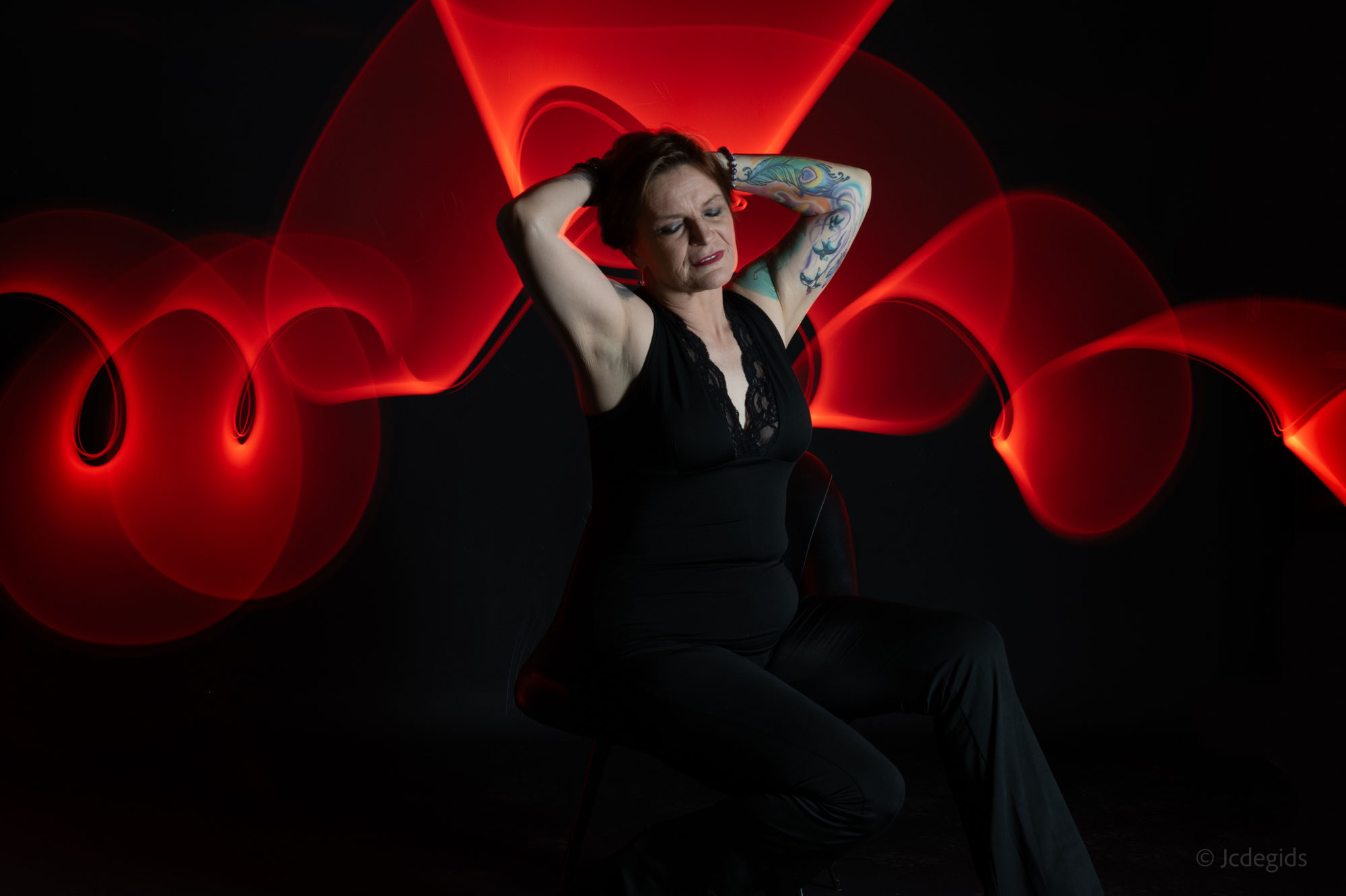 Lightpainting in de studio