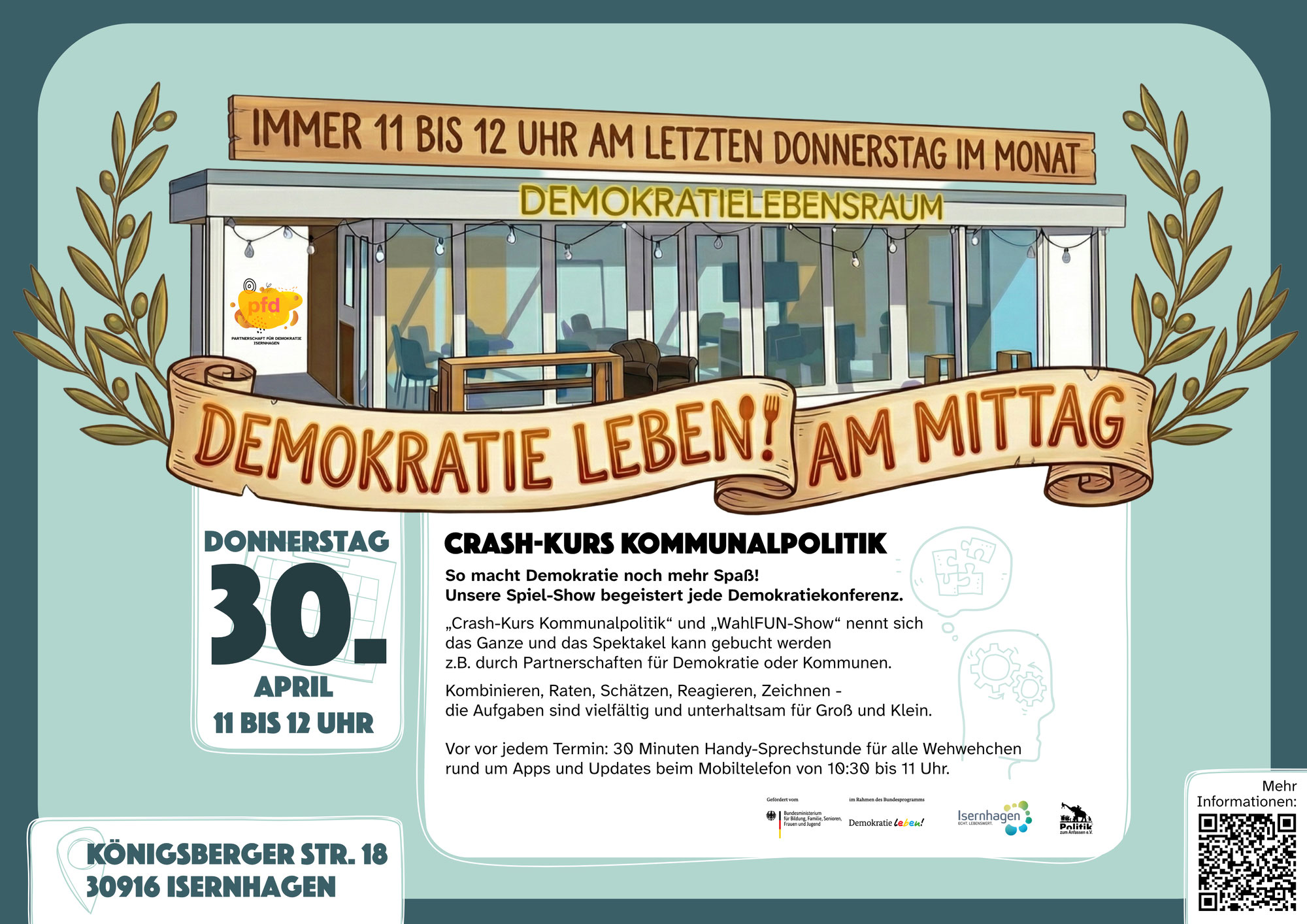 Crash-Kurs Kommunalpolitik und Handy-Sprechstunde