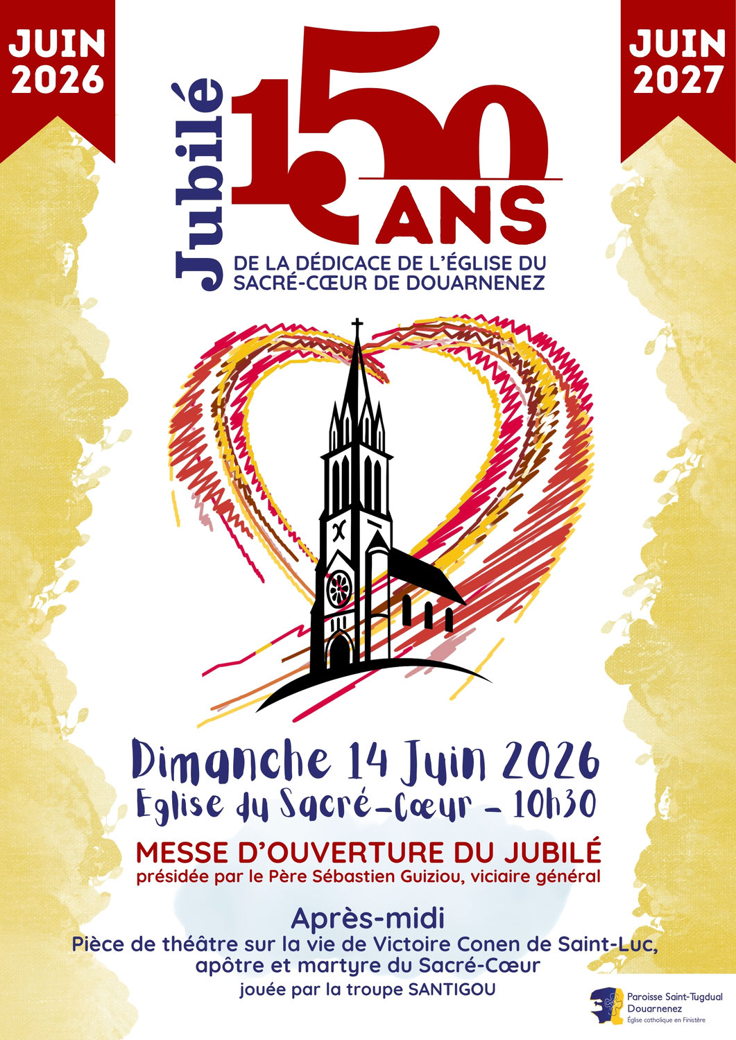 Répétition de chants pour la messe du Jubilé du Sacré-Coeur