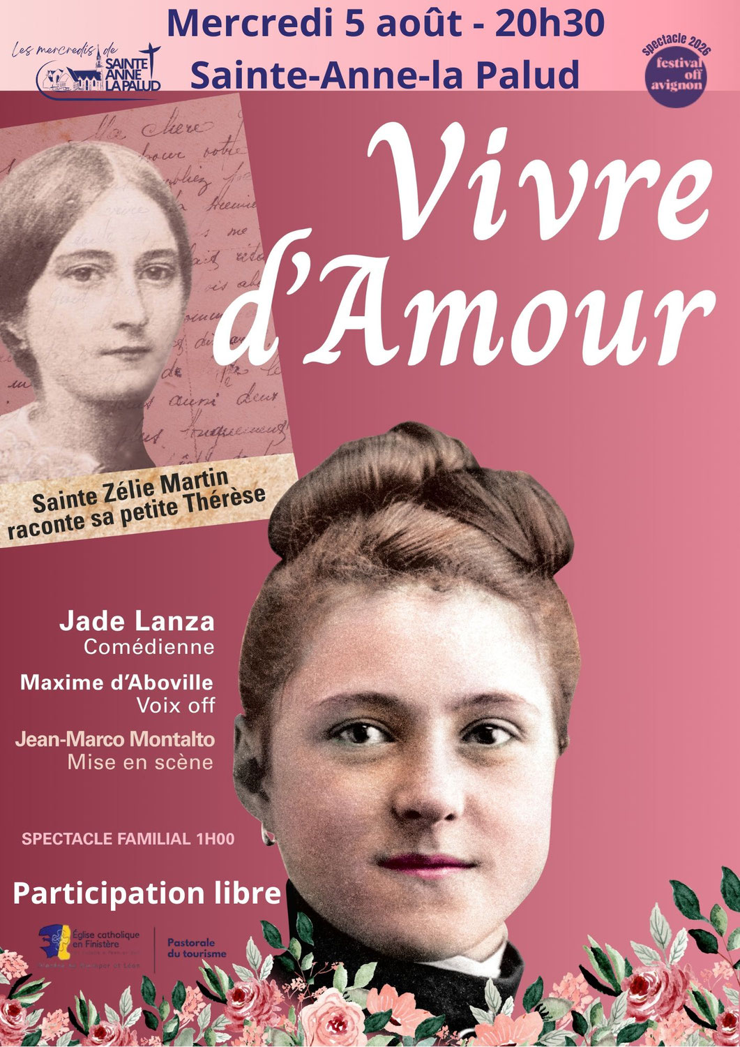 Ste Anne la Palud : Spectacle vivre d’amour sur Ste-Thérèse