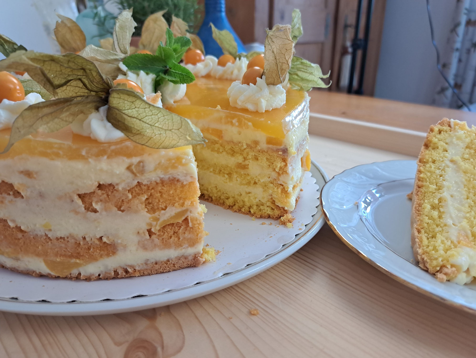 Mango-Maracuija-Torte