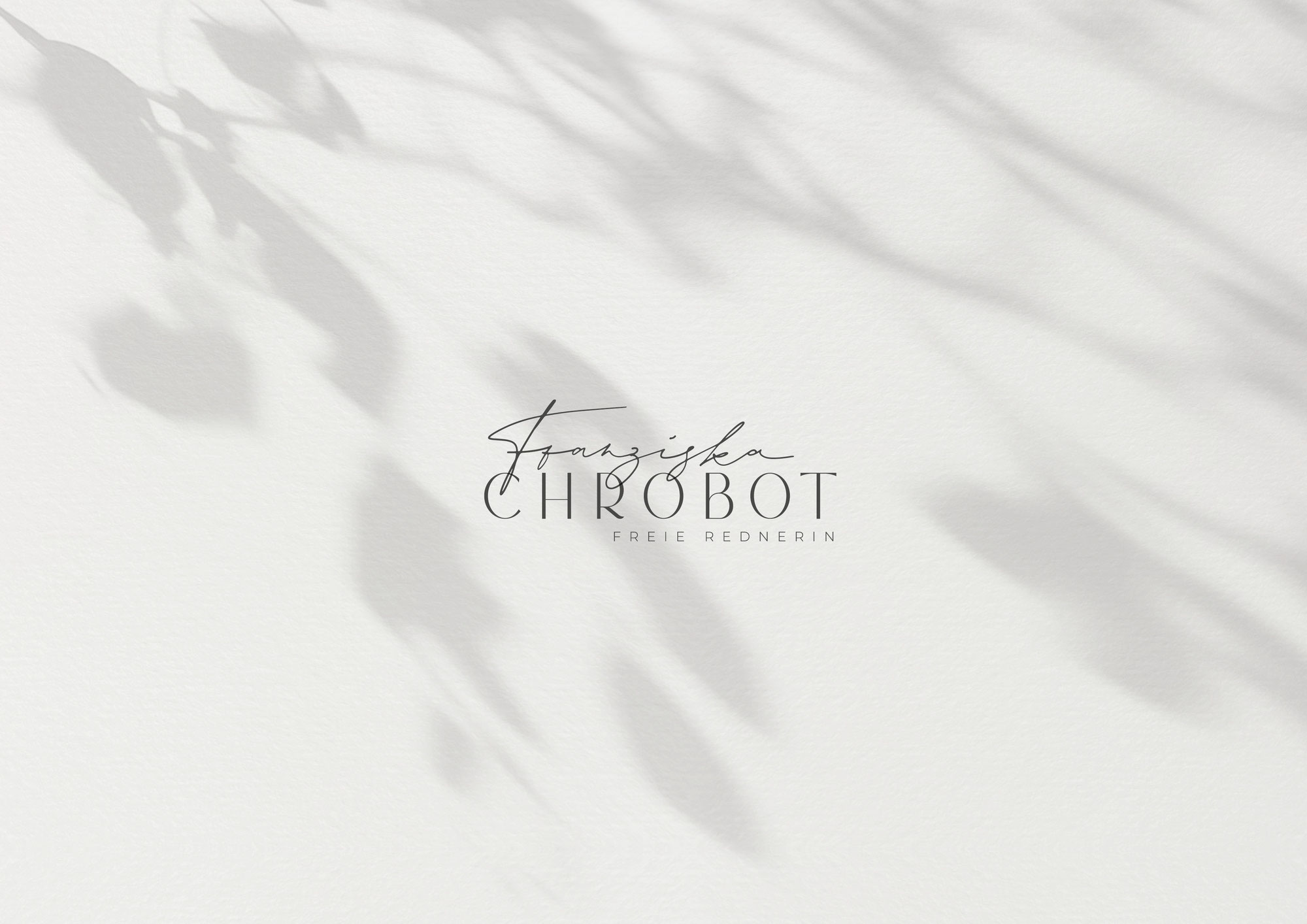 Branding for Franziska Chrobot – Speaker