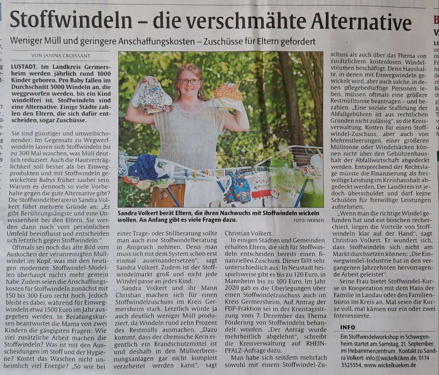 Wickelküken in der Rheinpfalz