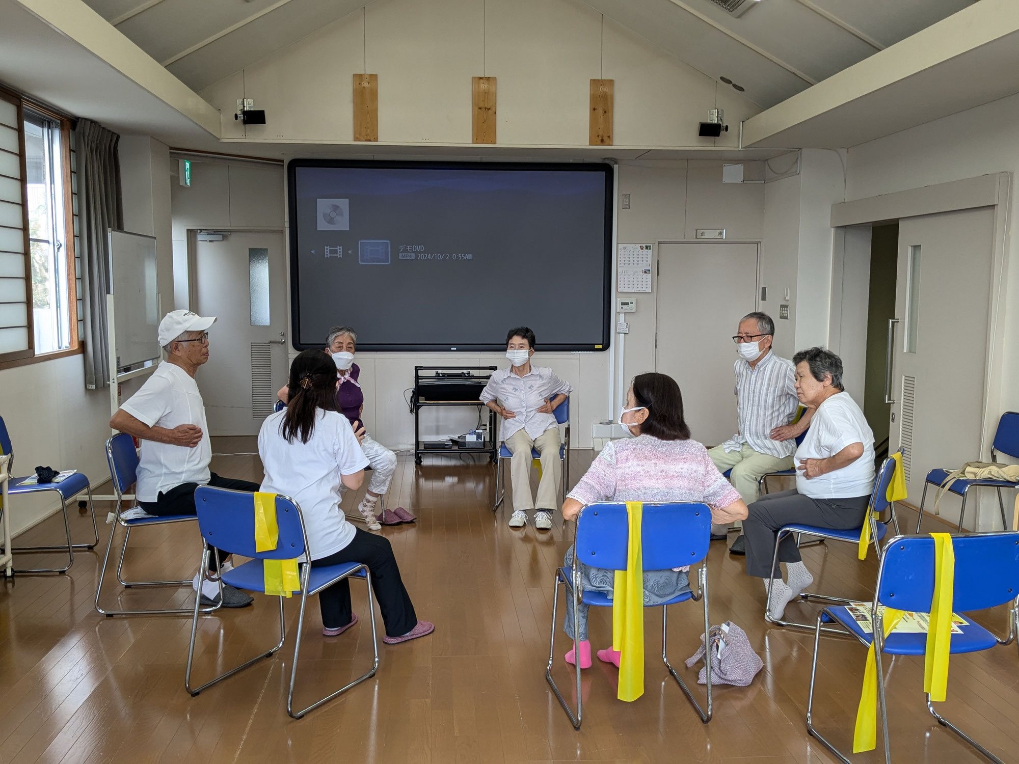 自治会館でのDriveFit
