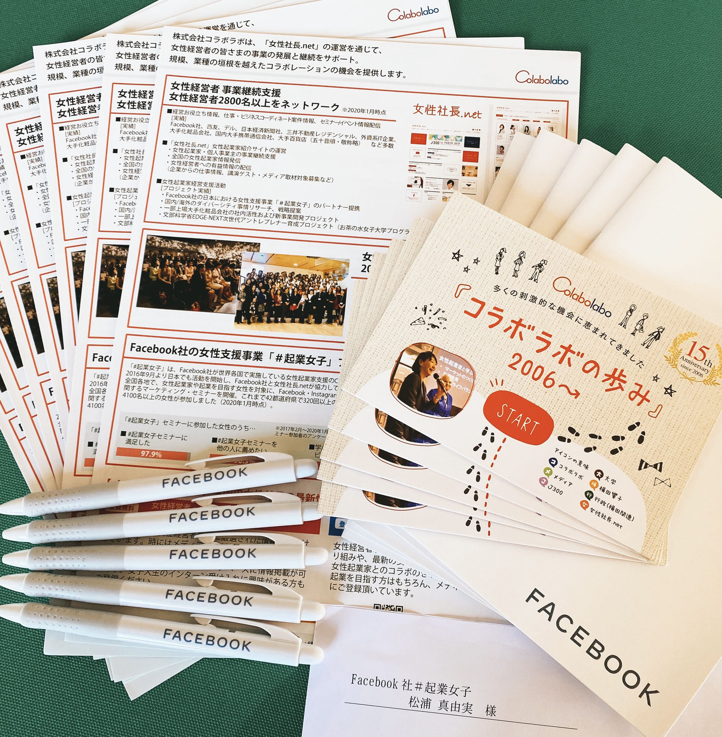 Facebook＃起業女子プロジェクト in 福島県ノベルティが届いた！
