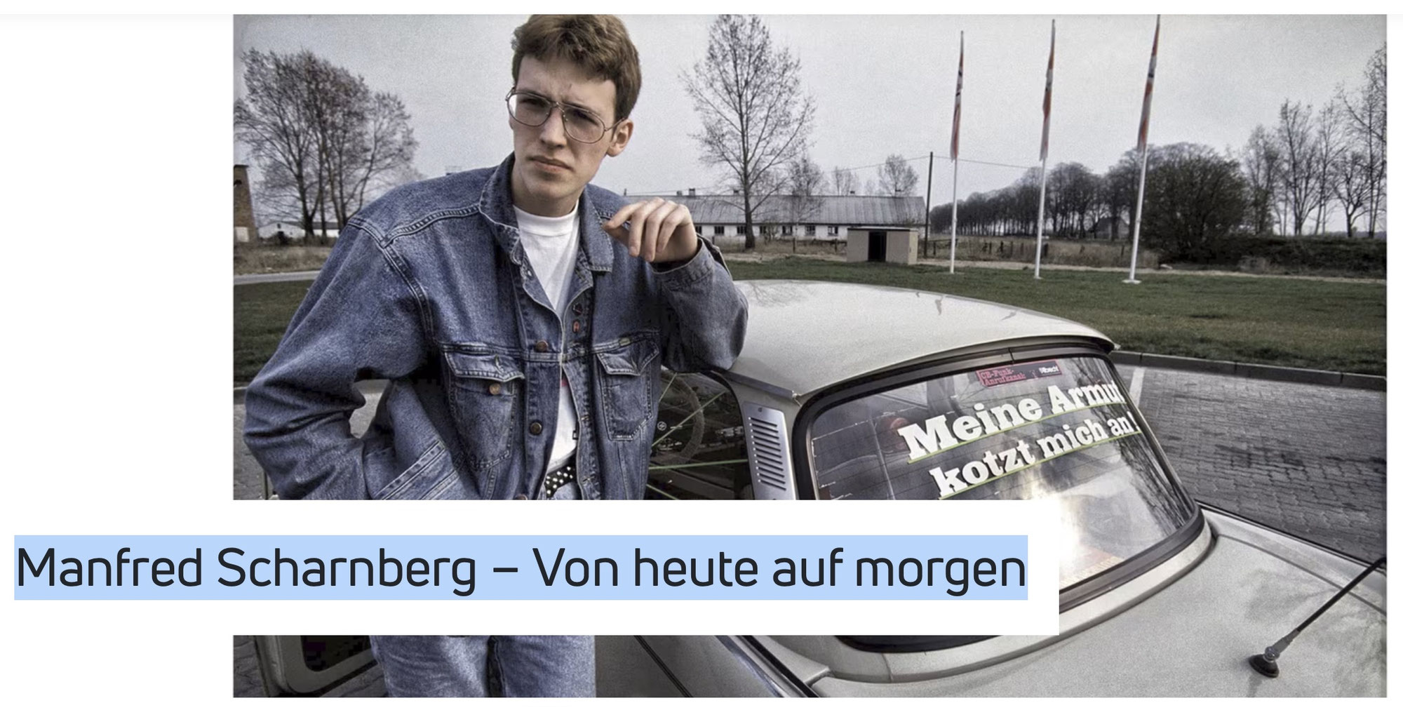 Manfred Scharnberg – Von heute auf morgen - Ausstellung