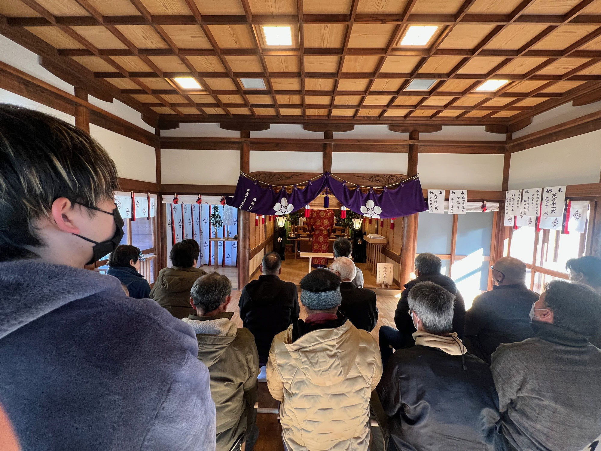 安全祈願・新年会