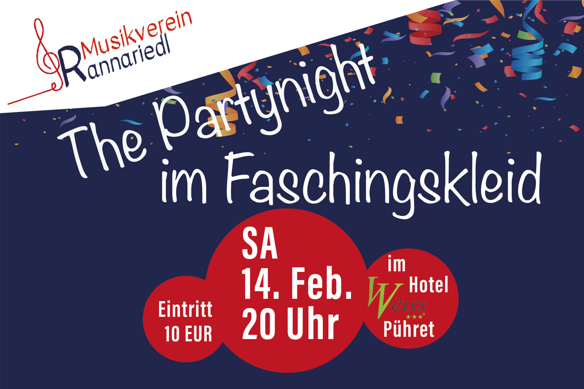 The Partynight im Faschingskleid
