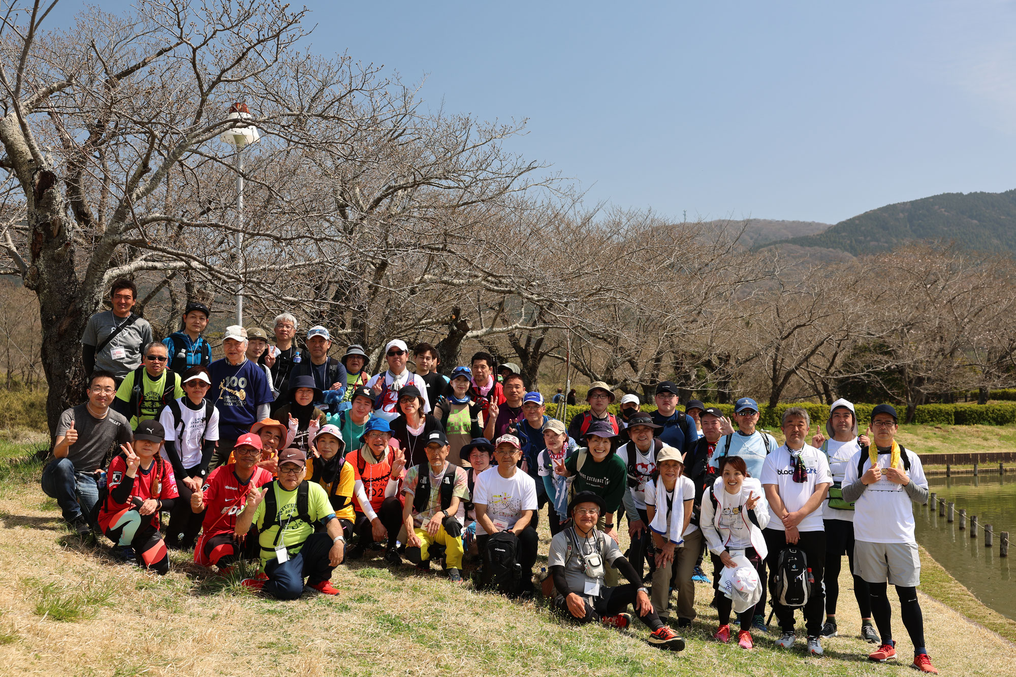 3月31日お花見ウォーク練習会を行いました。