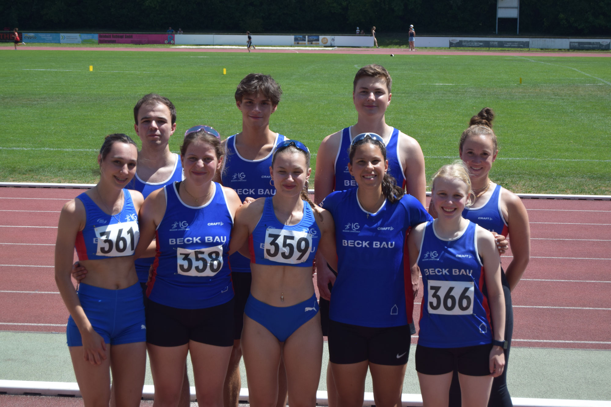 Sechs Titel für die LG- Region Landshut bei den niederbayerischen Leichtathletikmeisterschaften