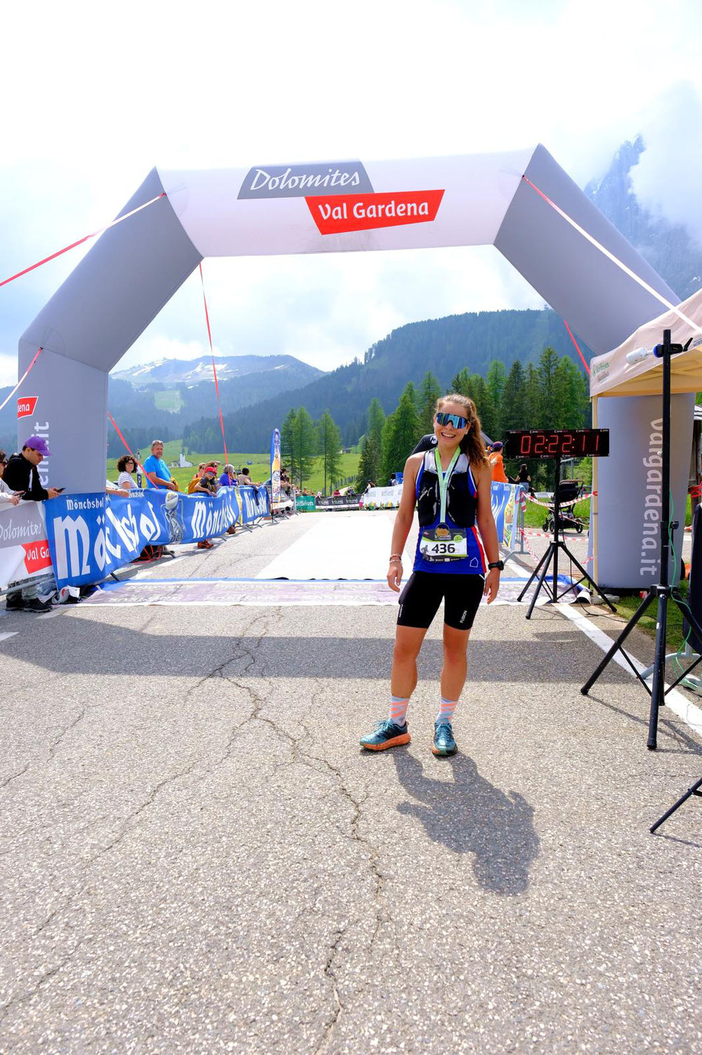 Erfolgreicher Tag beim Saslong Halbmarathon in den Dolomiten für Anja Beck
