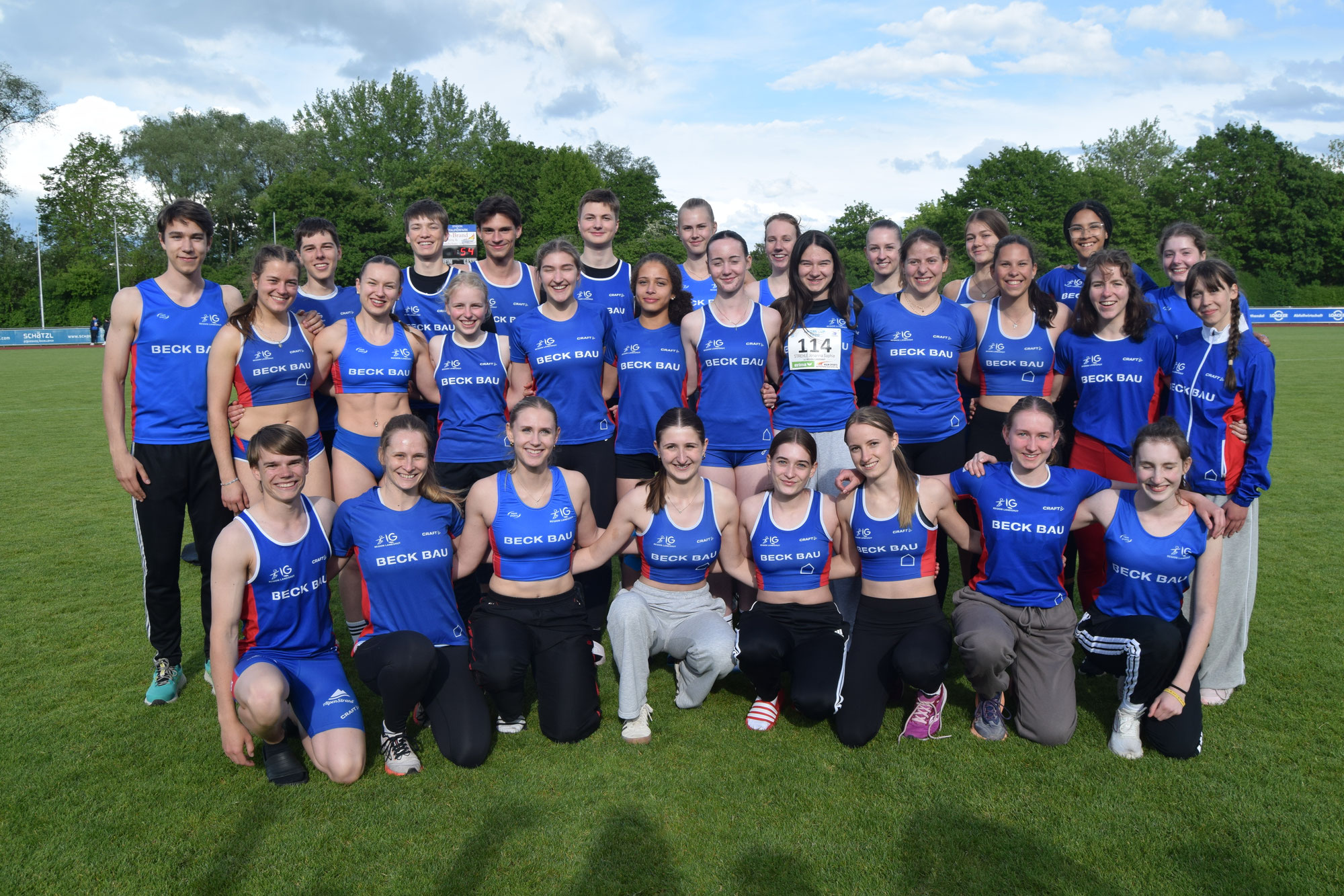 Vier LG-Leichtathletik-Teams beim Bayern-Cup